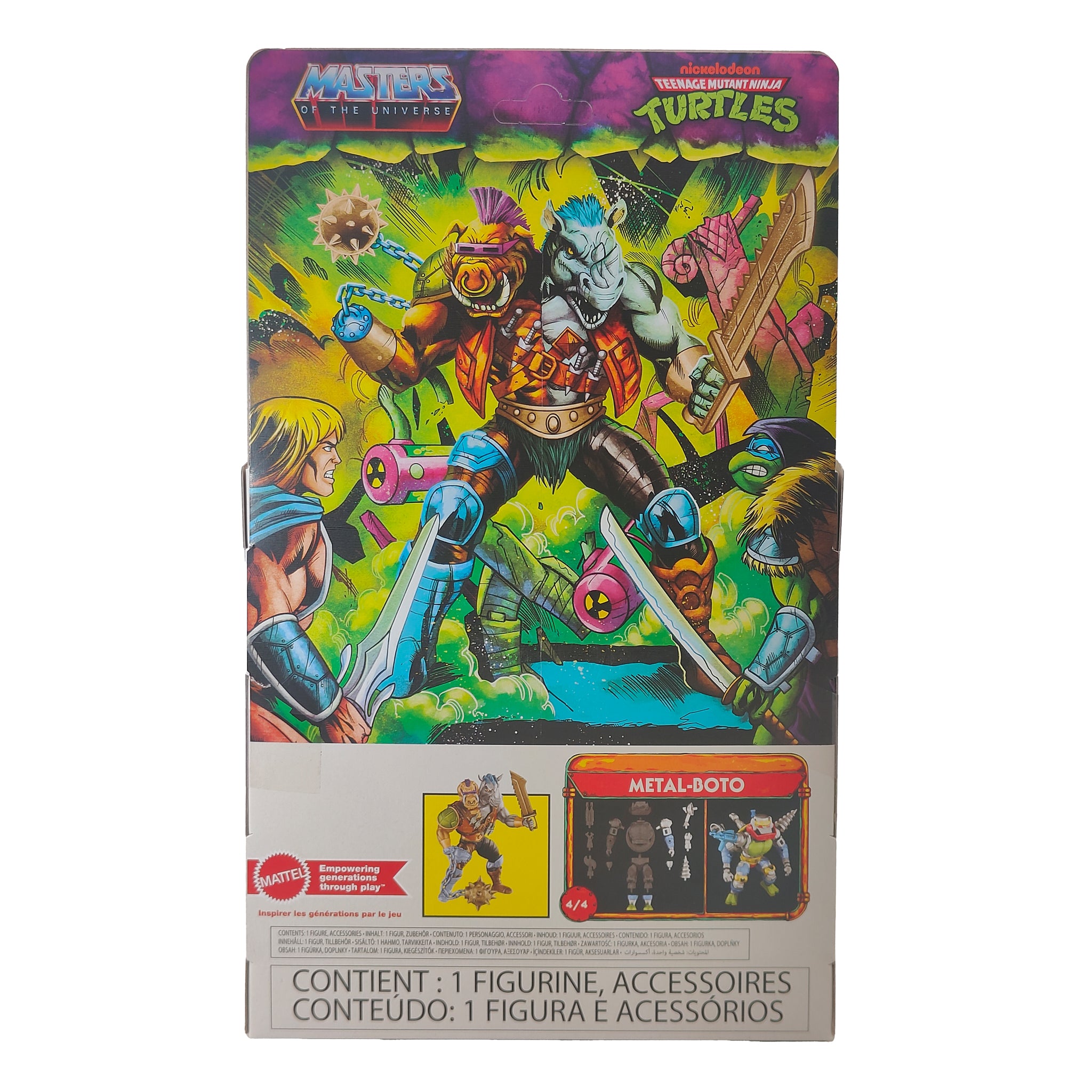 Masters of the Universe Turtles of Grayskull 2-Bopsteady Deluxe Mattel Action Figure