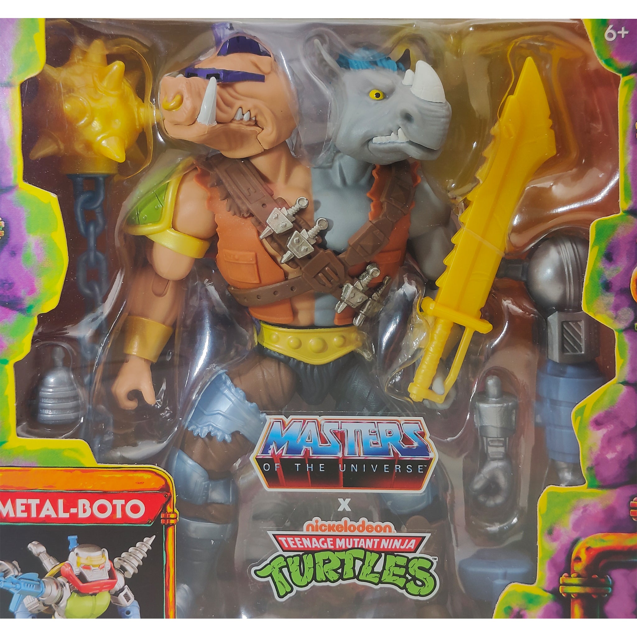 Masters of the Universe Turtles of Grayskull 2-Bopsteady Deluxe Mattel Action Figure