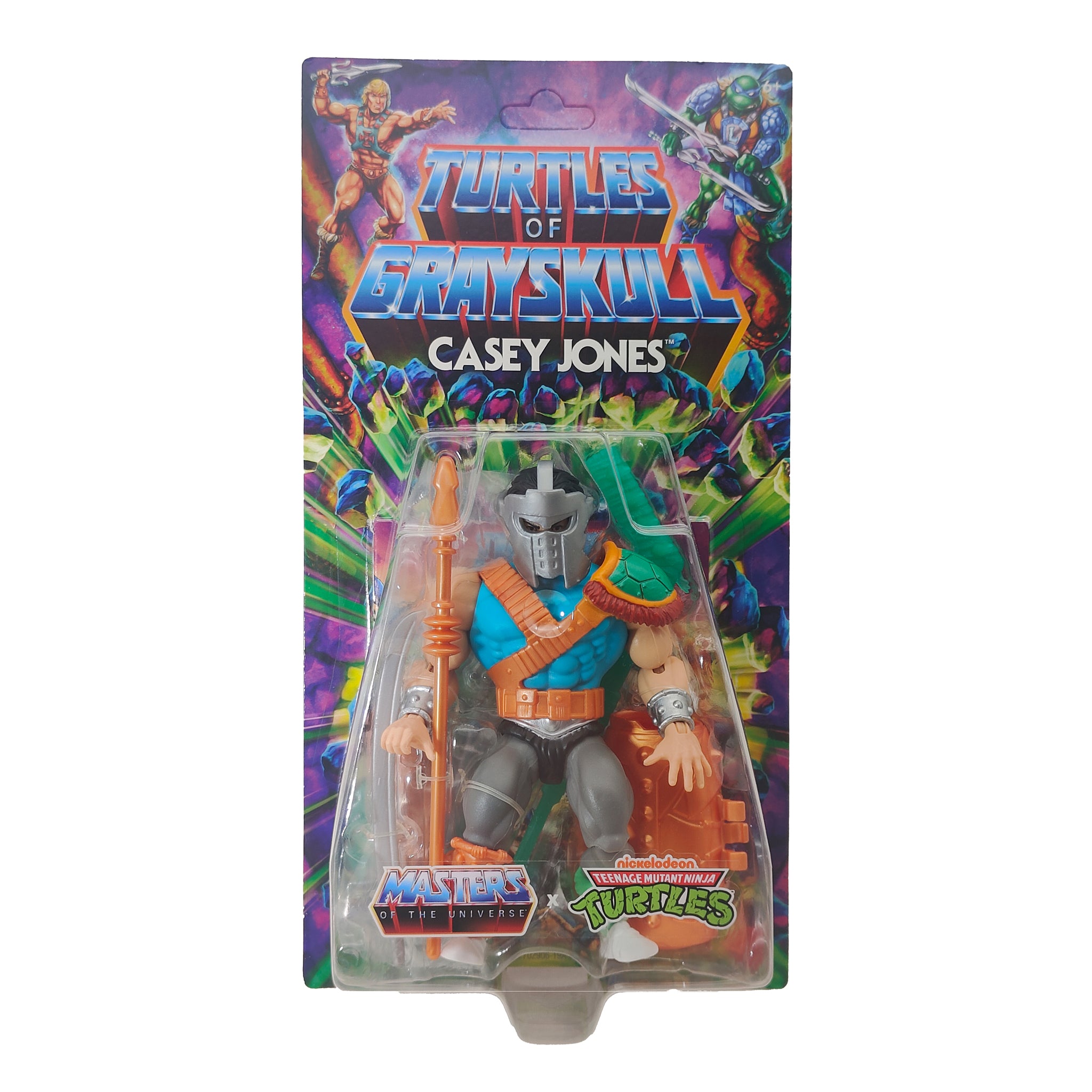 Masters of the Universe Turtles of Grayskull Casey Jones Mattel Action Figure