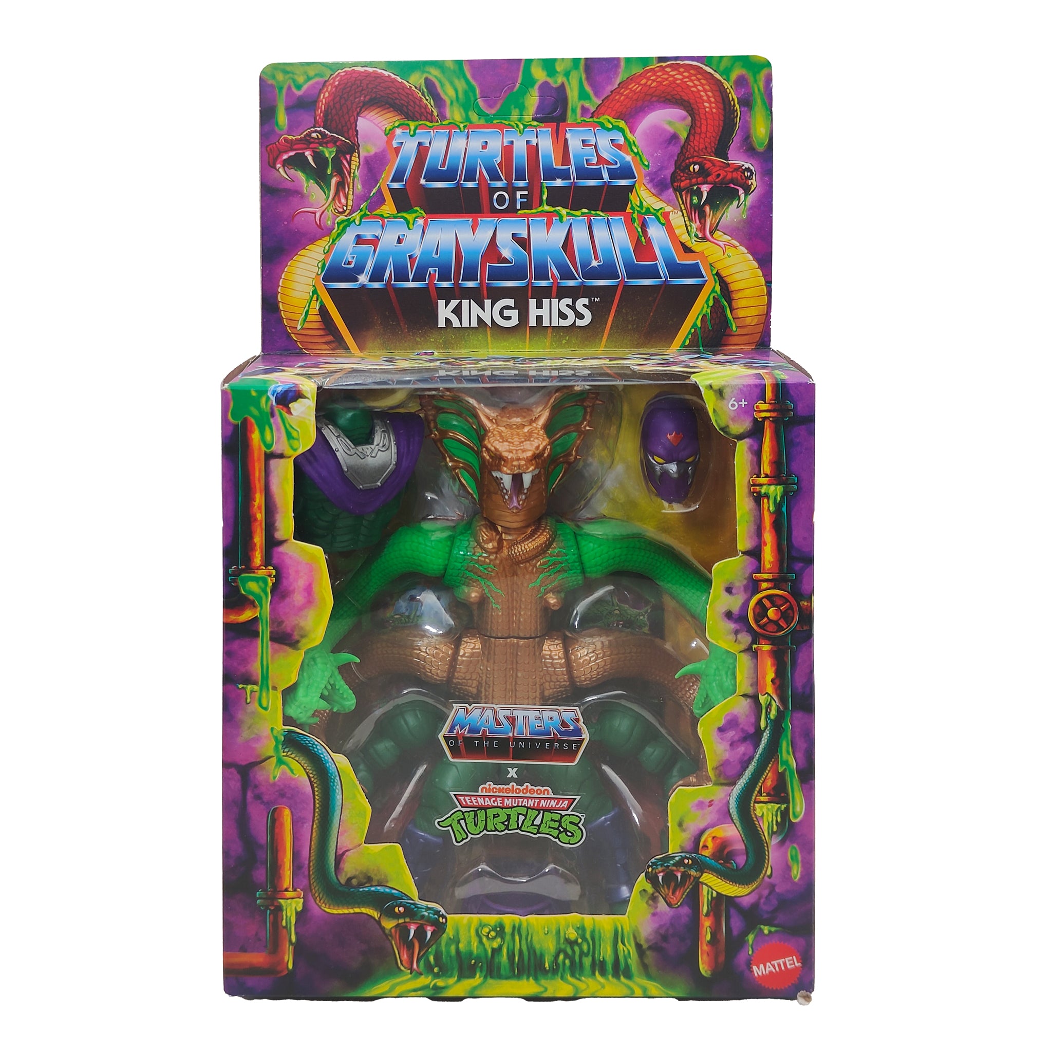 Masters of the Universe Turtles of Grayskull King Hiss Deluxe Mattel Action Figure