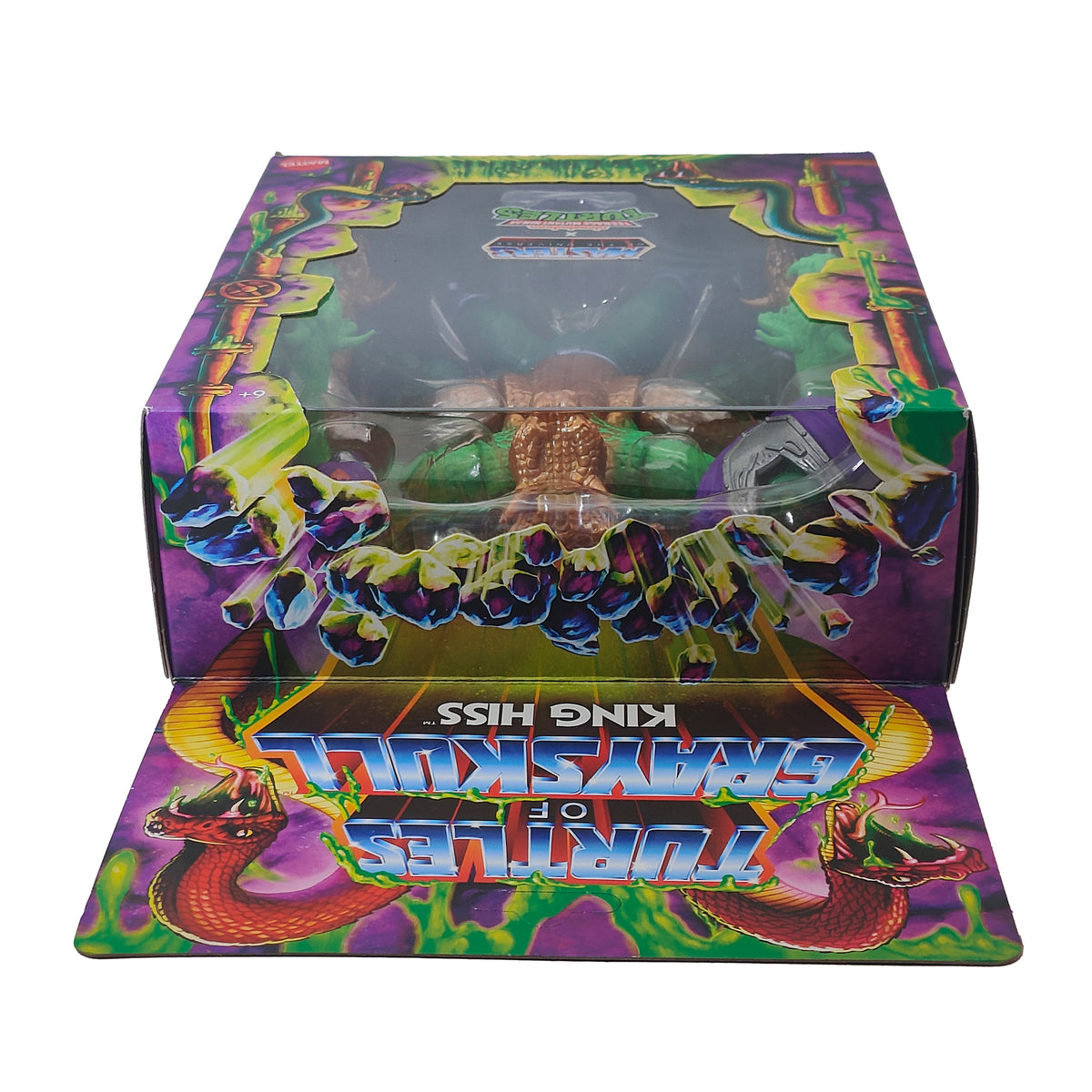 Masters of the Universe Turtles of Grayskull King Hiss Deluxe Mattel Action Figure – Teenage Mutant Ninja Turtles, Mattel, 14 cm, pre-owned collector piece, Uncanny Collectibles Dublin Ireland