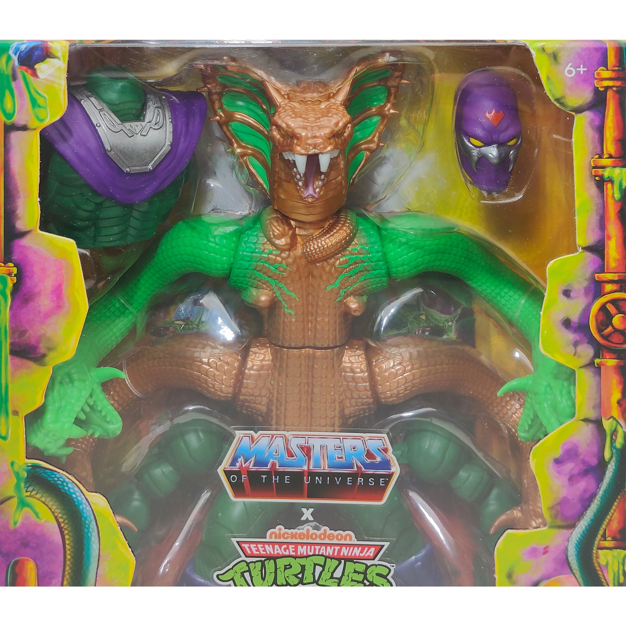 Masters of the Universe Turtles of Grayskull King Hiss Deluxe Mattel Action Figure
