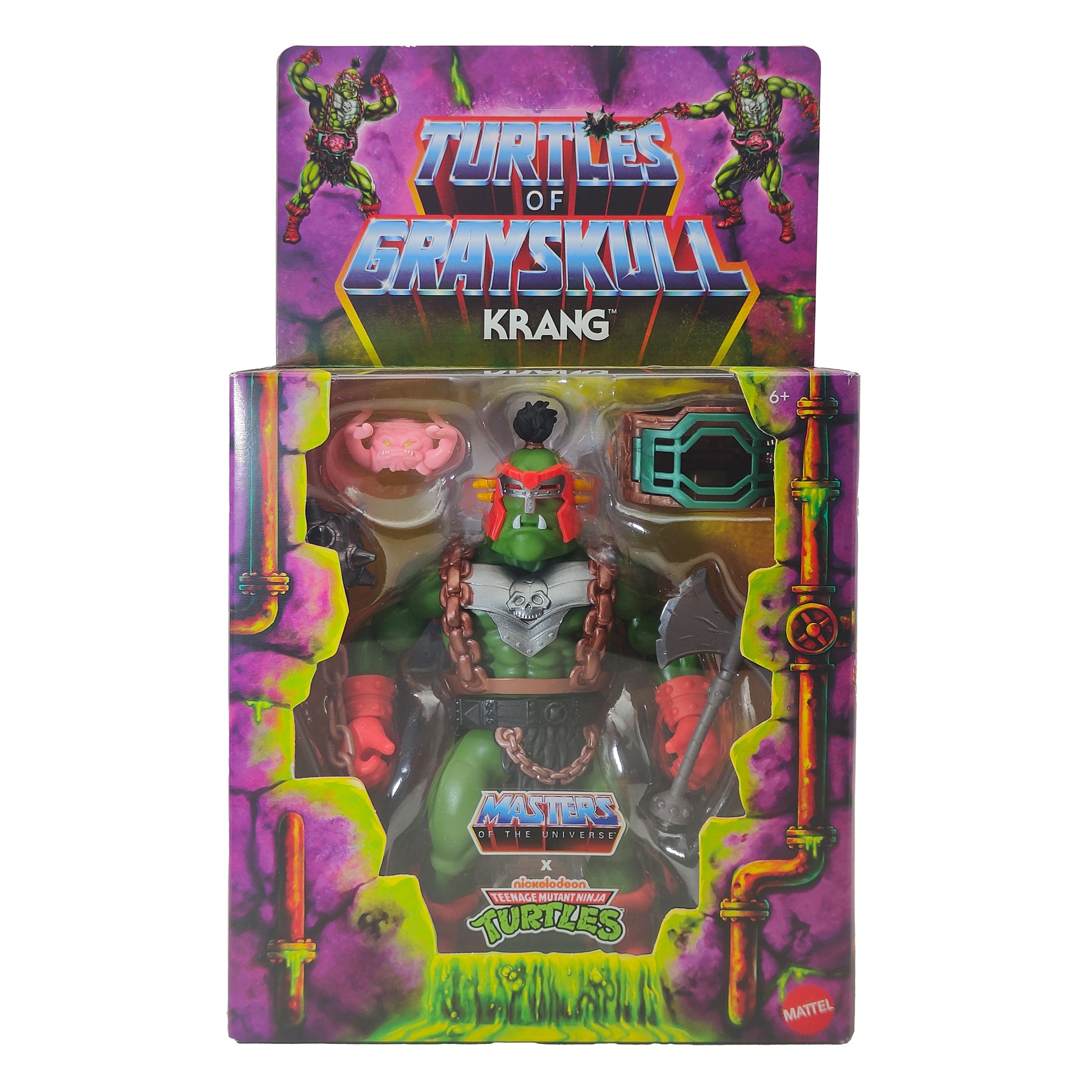 Masters of the Universe Turtles of Grayskull Krang Deluxe Mattel Action Figure