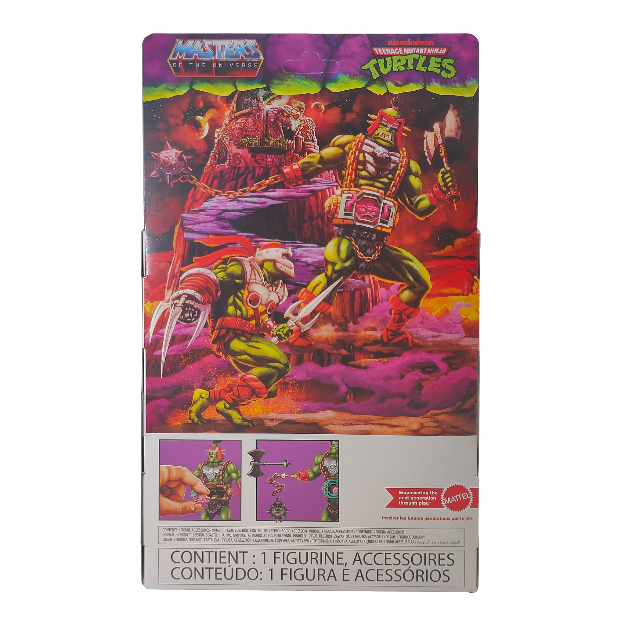 Masters of the Universe Turtles of Grayskull Krang Deluxe Mattel Action Figure