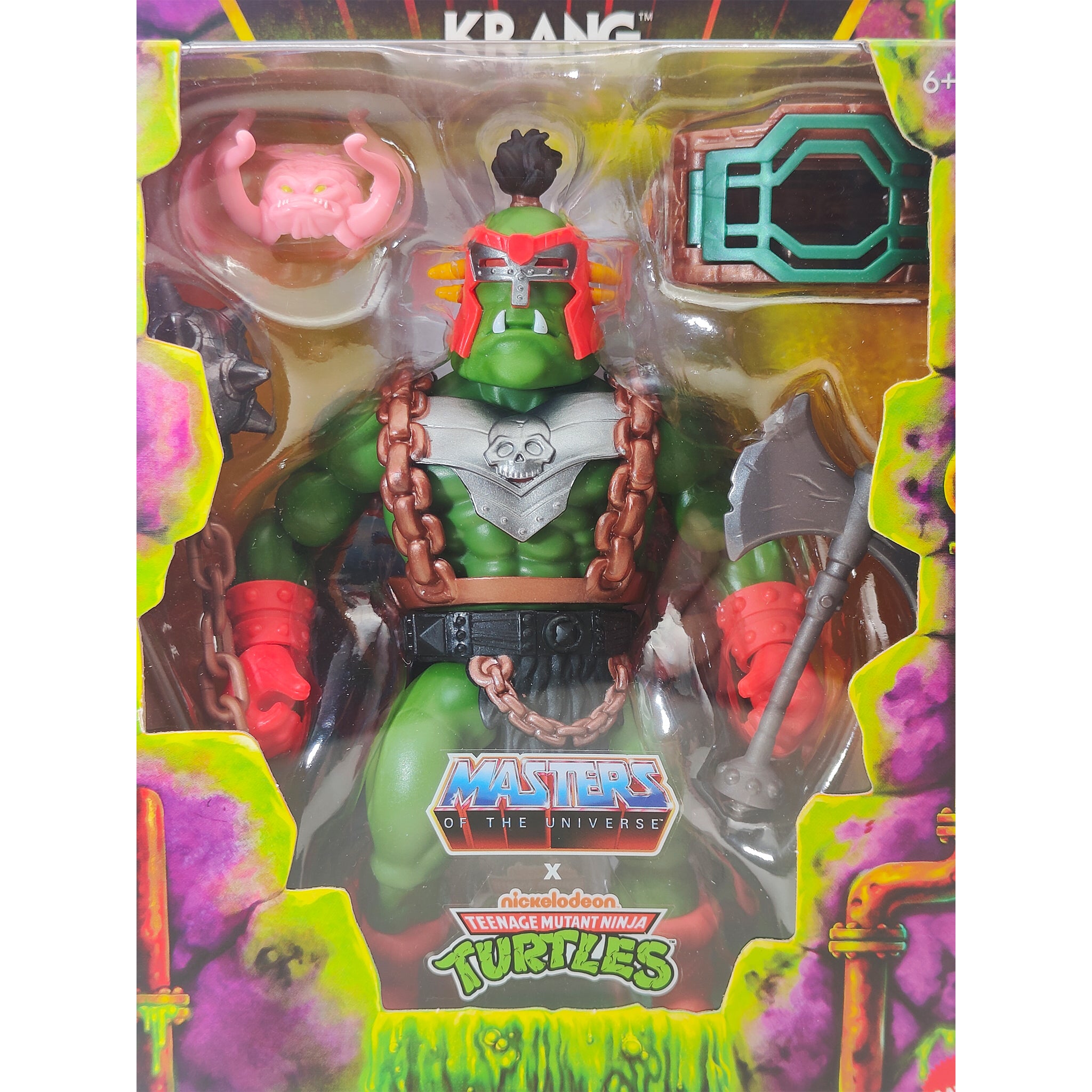 Masters of the Universe Turtles of Grayskull Krang Deluxe Mattel Action Figure