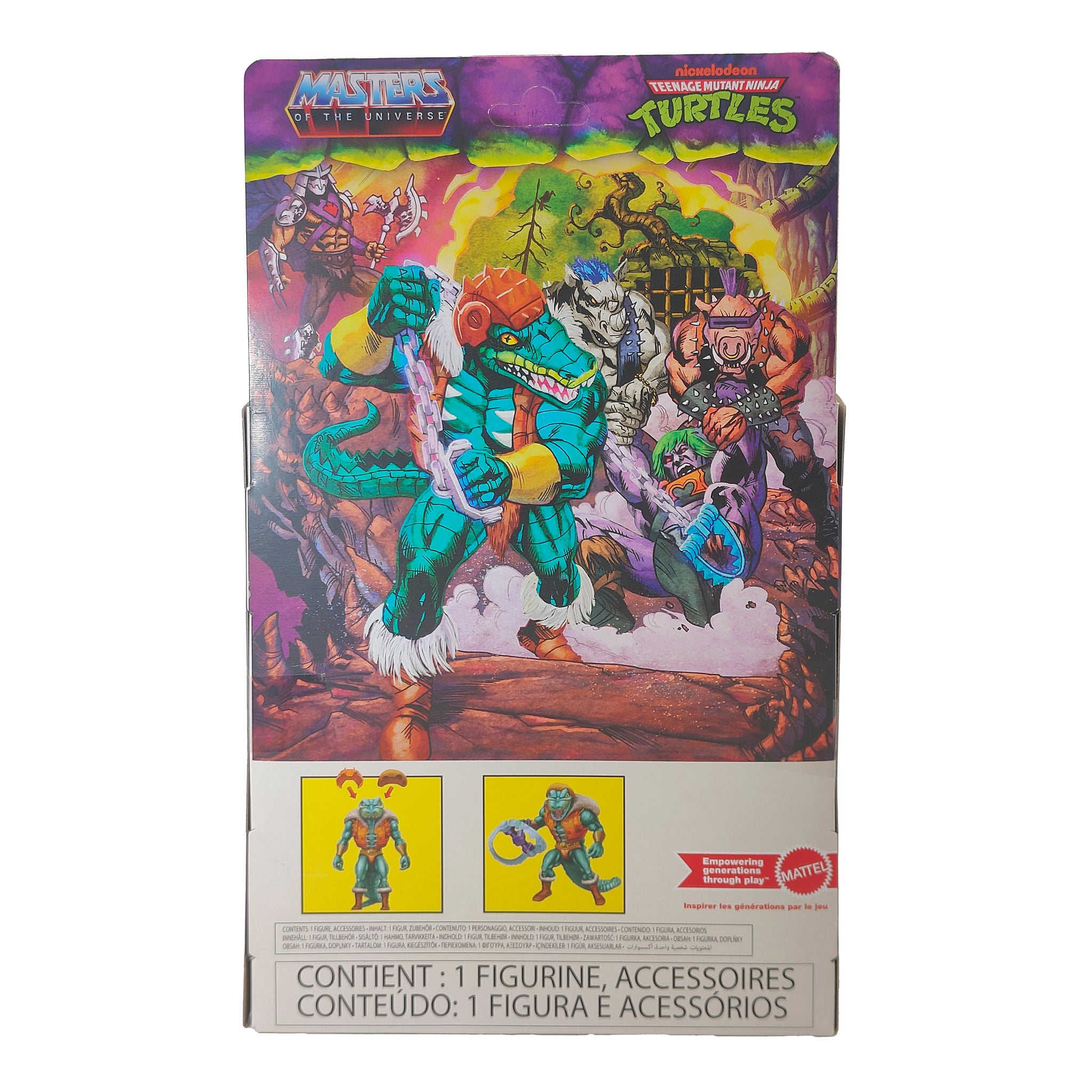 Masters of the Universe Turtles of Grayskull Leatherhead Deluxe Mattel Action Figure