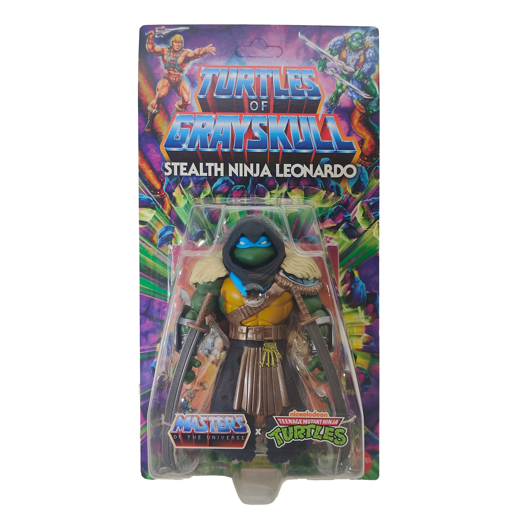 Masters of the Universe Turtles of Grayskull Leonardo Mattel Action Figure
