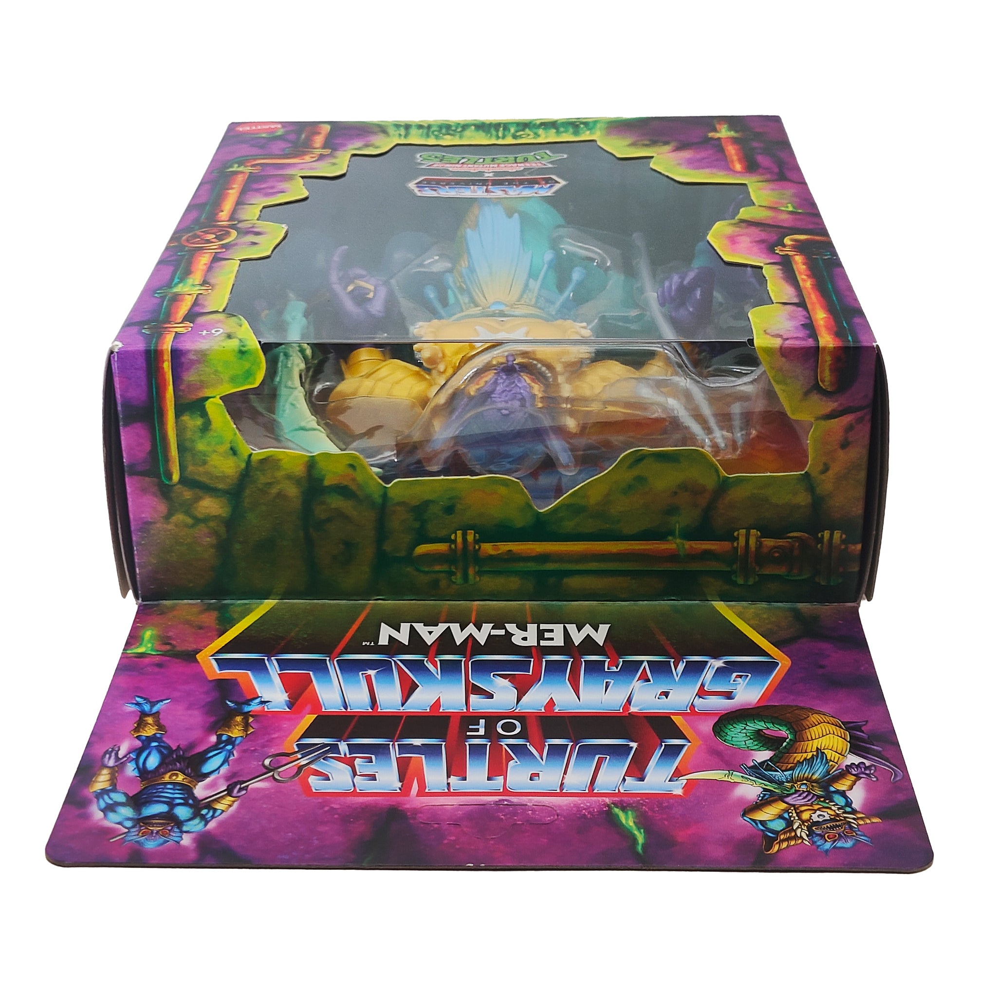 Masters of the Universe Turtles of Grayskull Mer-Man Deluxe Mattel Action Figure – Teenage Mutant Ninja Turtles, Mattel, 14 cm, pre-owned collector piece, Uncanny Collectibles Dublin Ireland