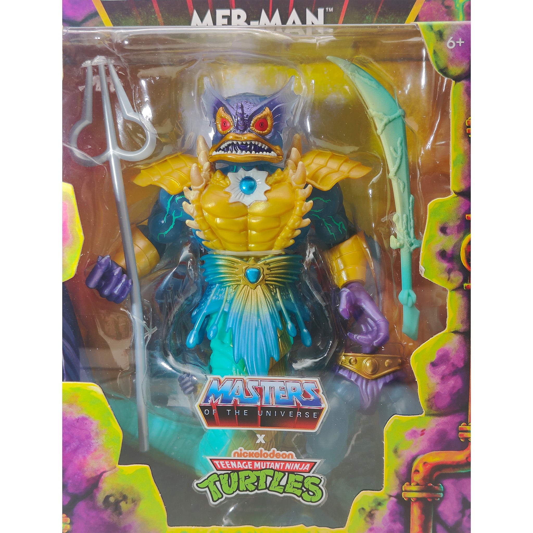 Masters of the Universe Turtles of Grayskull Mer-Man Deluxe Mattel Action Figure