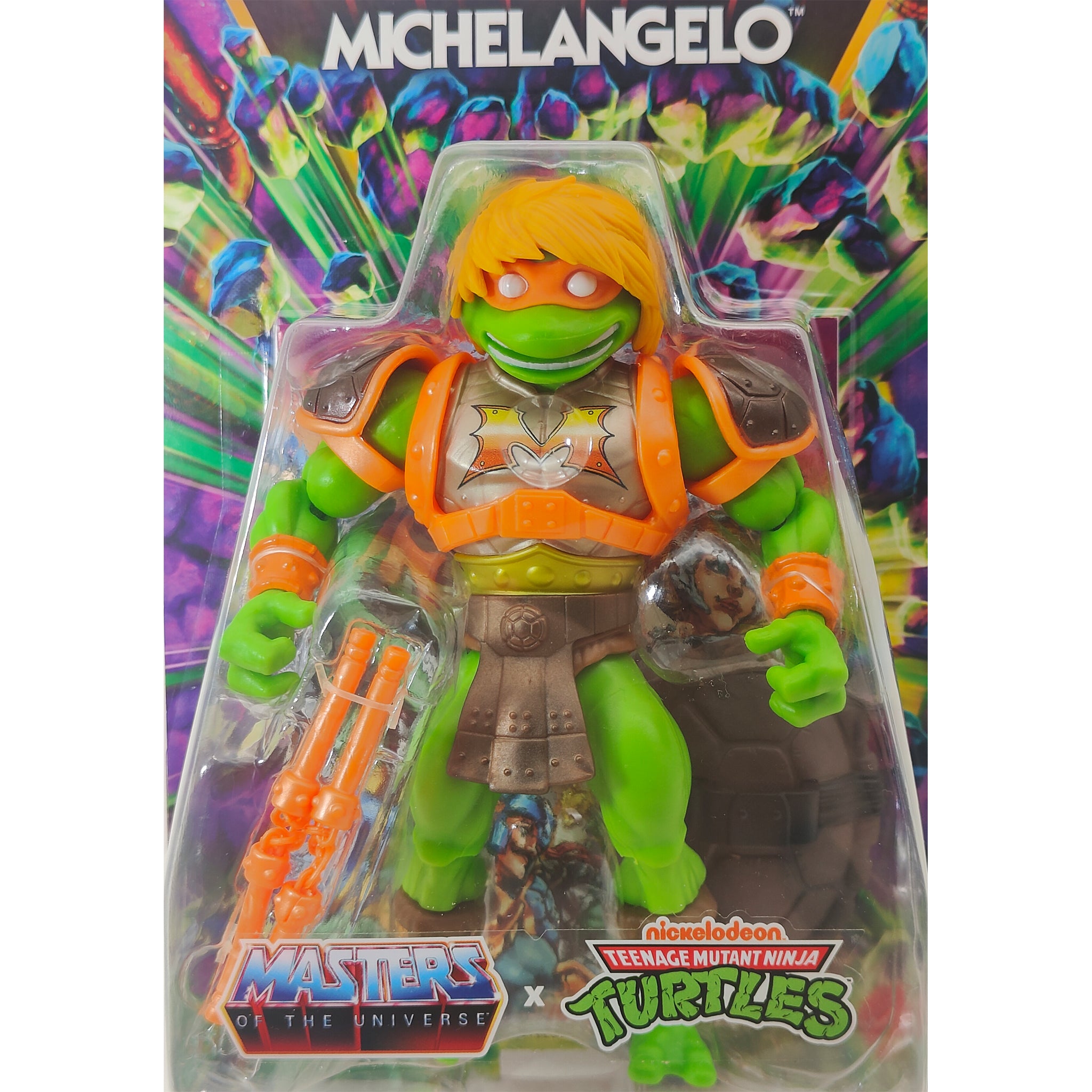 Masters of the Universe Turtles of Grayskull Michelangelo Mattel Action Figure