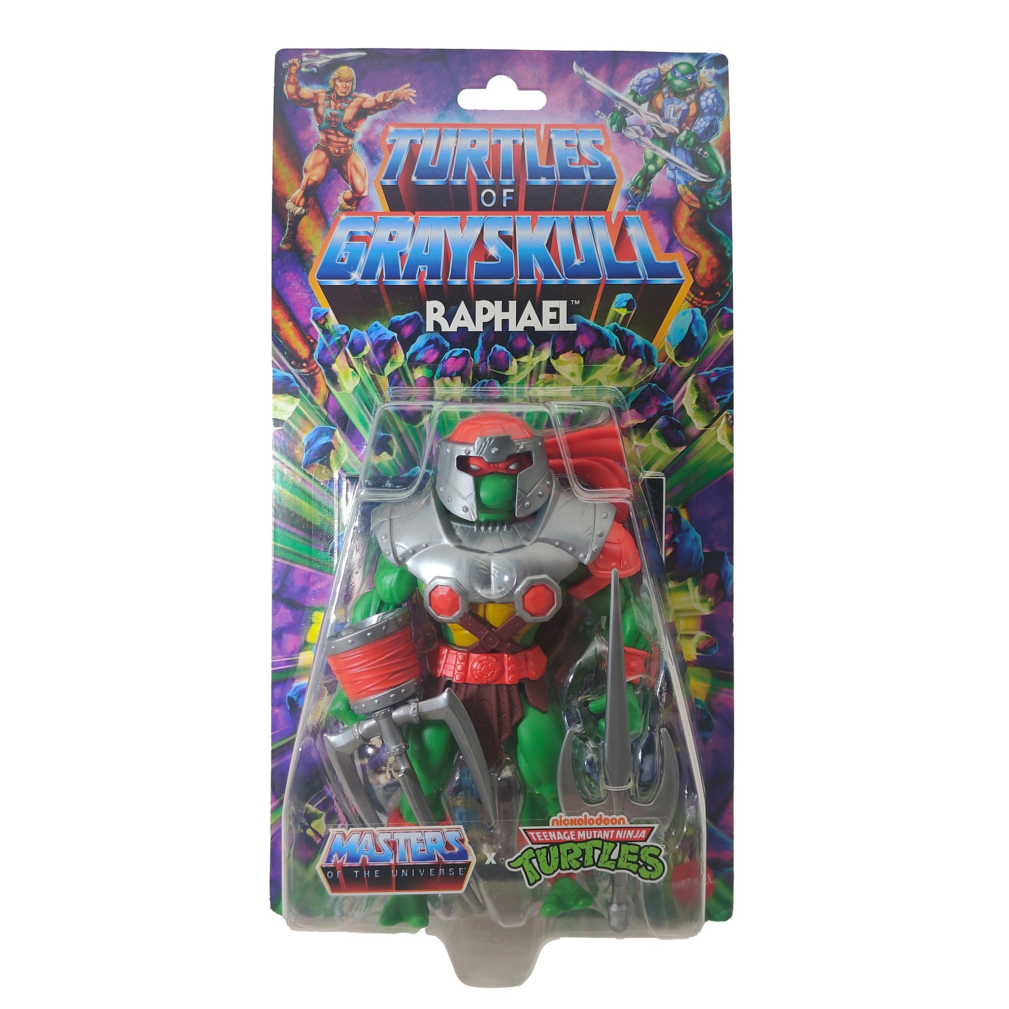 Masters of the Universe Turtles of Grayskull Raphael Armored Mattel Action Figure