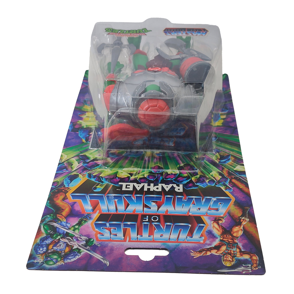 Masters of the Universe Turtles of Grayskull Raphael Armored Mattel Action Figure – Teenage Mutant Ninja Turtles, Mattel, 14 cm, pre-owned collector piece, Uncanny Collectibles Dublin Ireland