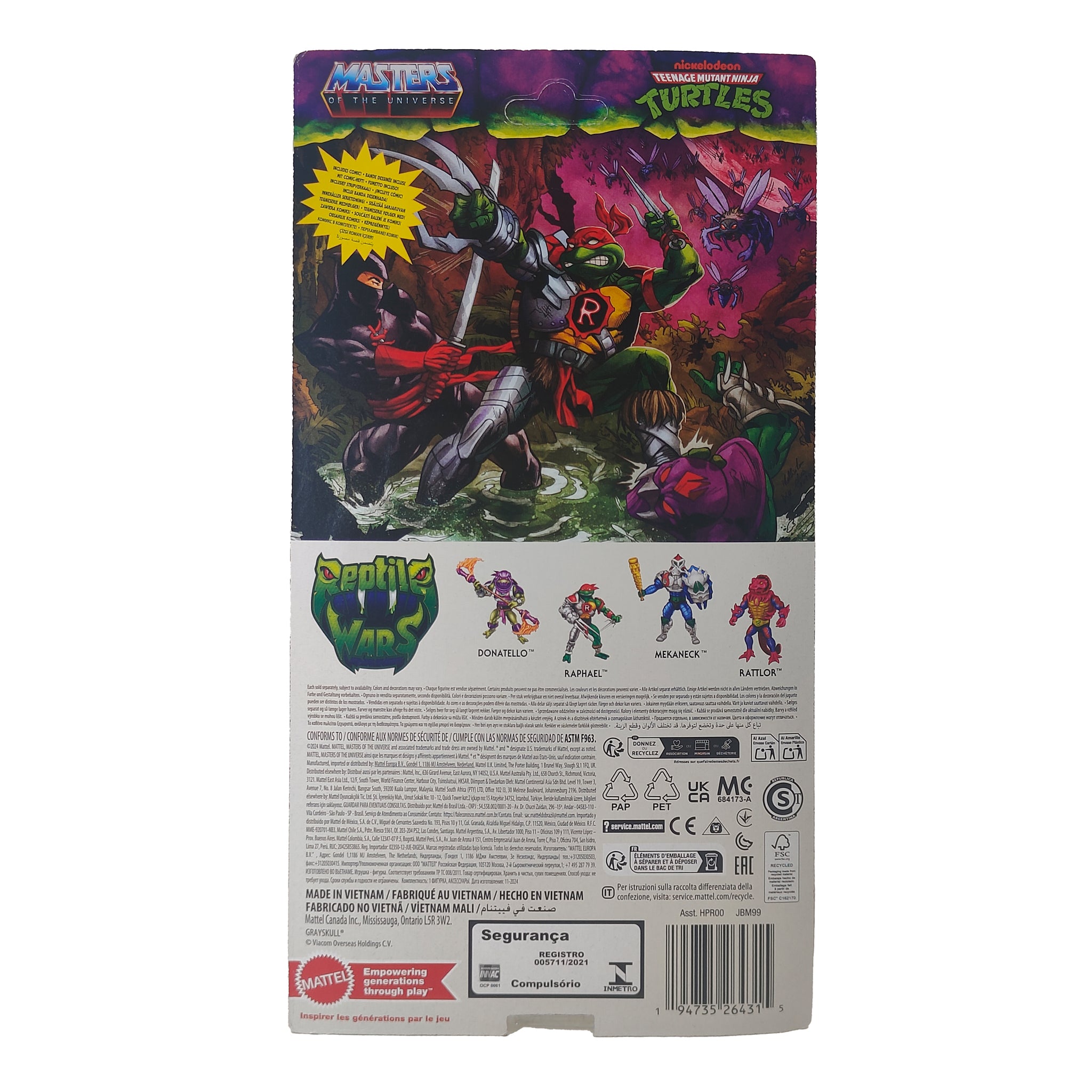 Masters of the Universe Turtles of Grayskull Raphael Mattel Action Figure