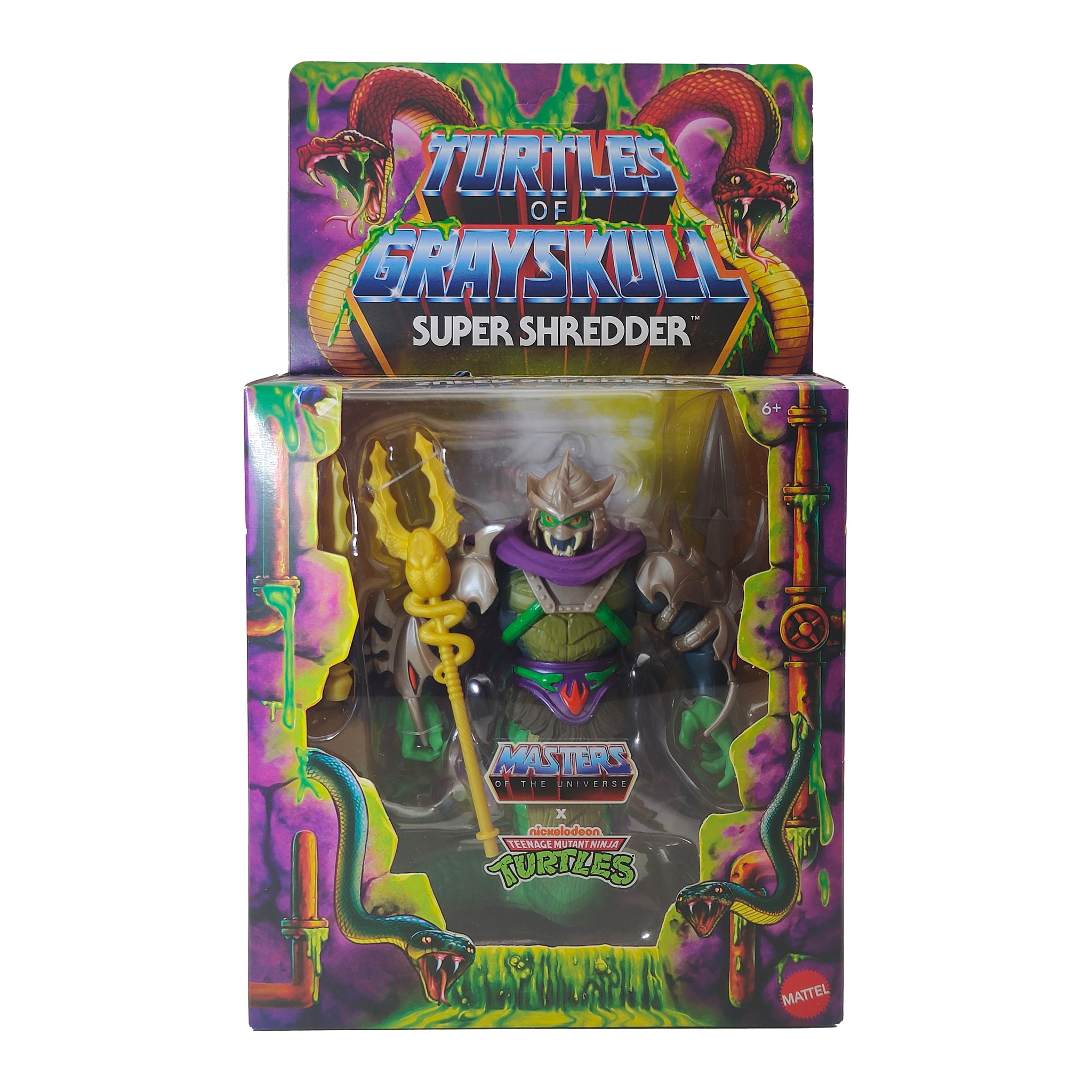 Masters of the Universe Turtles of Grayskull Shredder Deluxe Mattel Action Figure