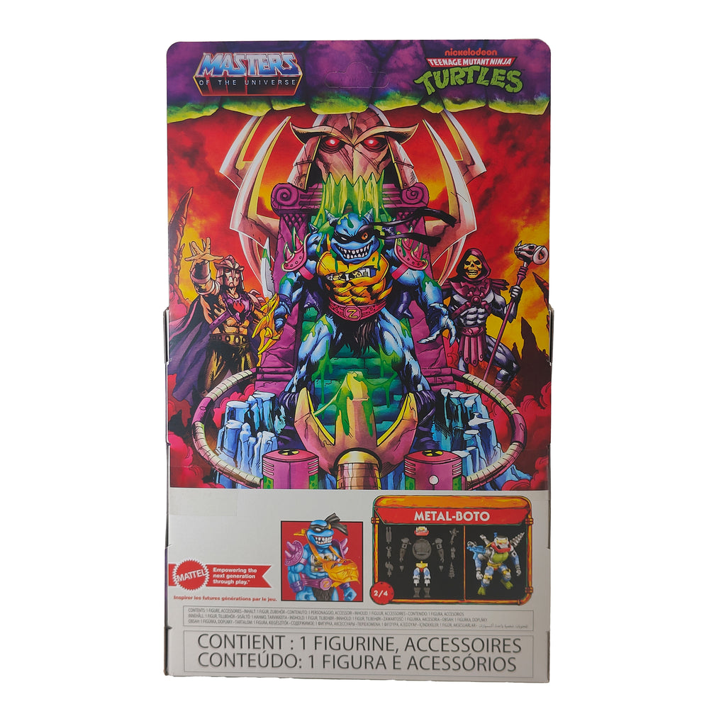 Masters of the Universe Turtles of Grayskull Sla'ker Deluxe Mattel Action Figure – Teenage Mutant Ninja Turtles, Mattel, 14 cm, pre-owned collector piece, Uncanny Collectibles Dublin Ireland