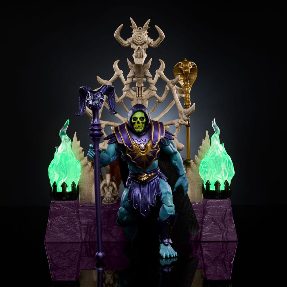 Mattel Masters of the Universe New Eternia Skeletor and Throne Masterverse Action Figure 18 cm