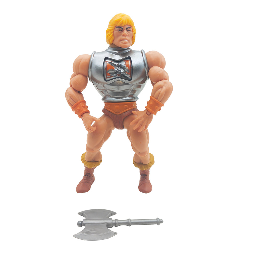 Mattel Masters of the Universe Origins Battle Armor He-Man Action Figure 2020 14 cm – Masters of the Universe, Mattel, 14 cm, 2020, pre-owned collector piece, Uncanny Collectibles Dublin Ireland