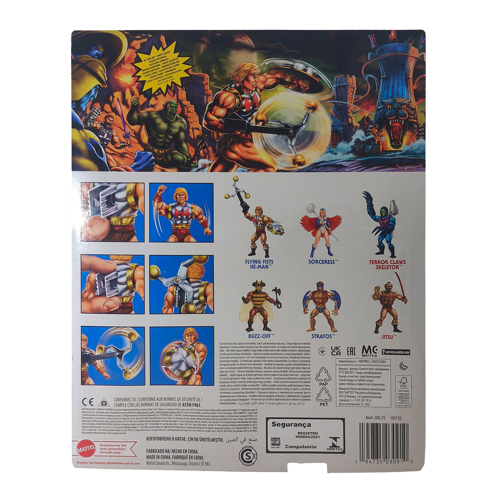 Masters of the Universe Origins Flying Fists He-Man Deluxe Mattel Action Figure - photo 4 of 25