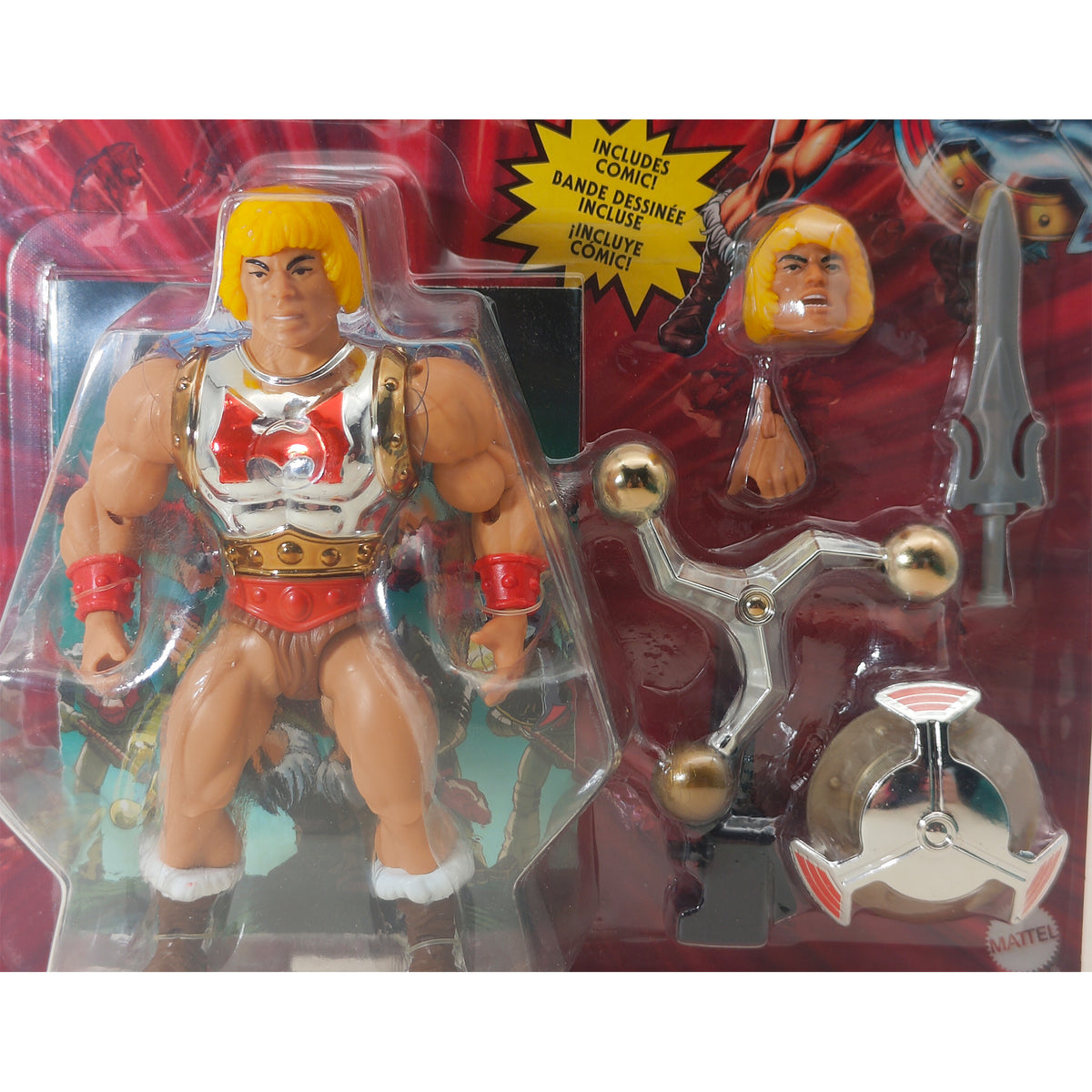 Masters of the Universe Origins Flying Fists He-Man Deluxe Mattel Action Figure - photo 2 of 25
