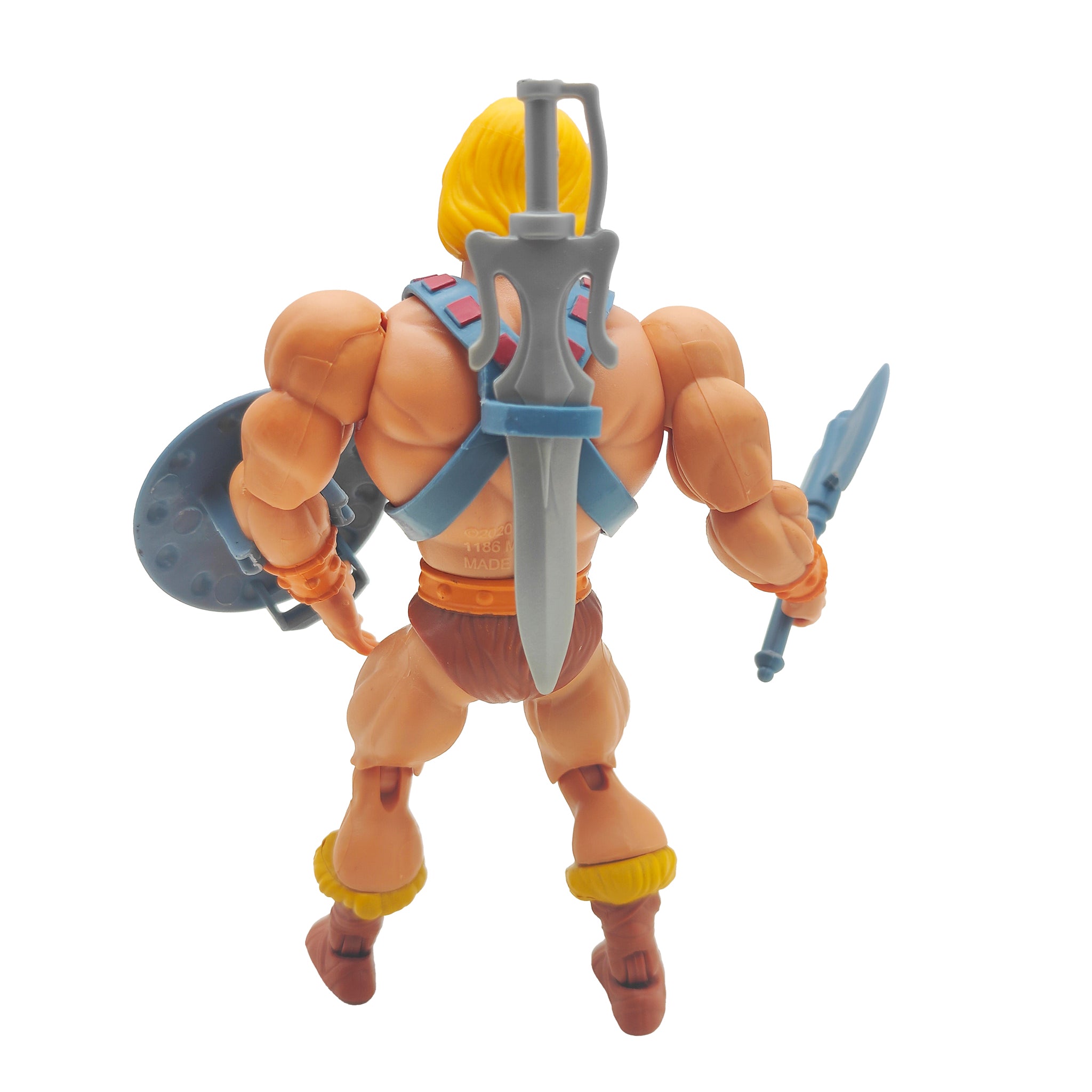 Mattel Masters of the Universe Origins He-Man Action Figure 2020 14 cm – Masters of the Universe, Mattel, 14 cm, 2020, pre-owned collector piece, Uncanny Collectibles Dublin Ireland