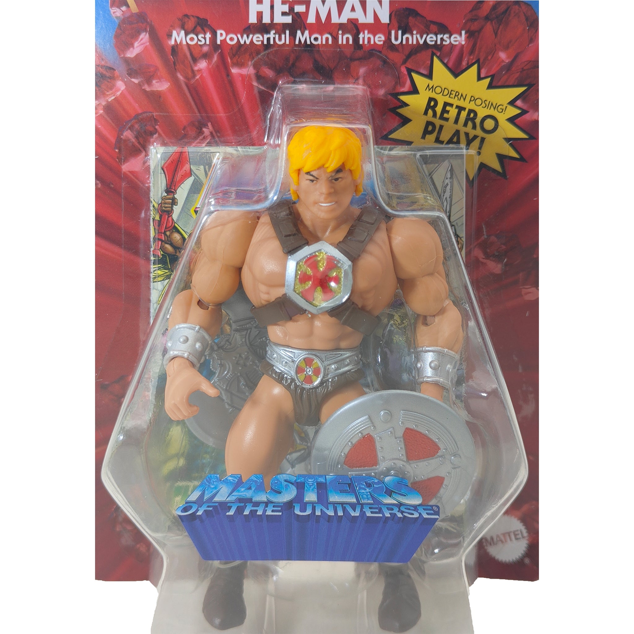 Mattel Masters of the Universe Origins He-Man Action Figure 2020 14 cm HDR96 – Masters of the Universe, Mattel, 14 cm, 2020, pre-owned collector piece, Uncanny Collectibles Dublin Ireland