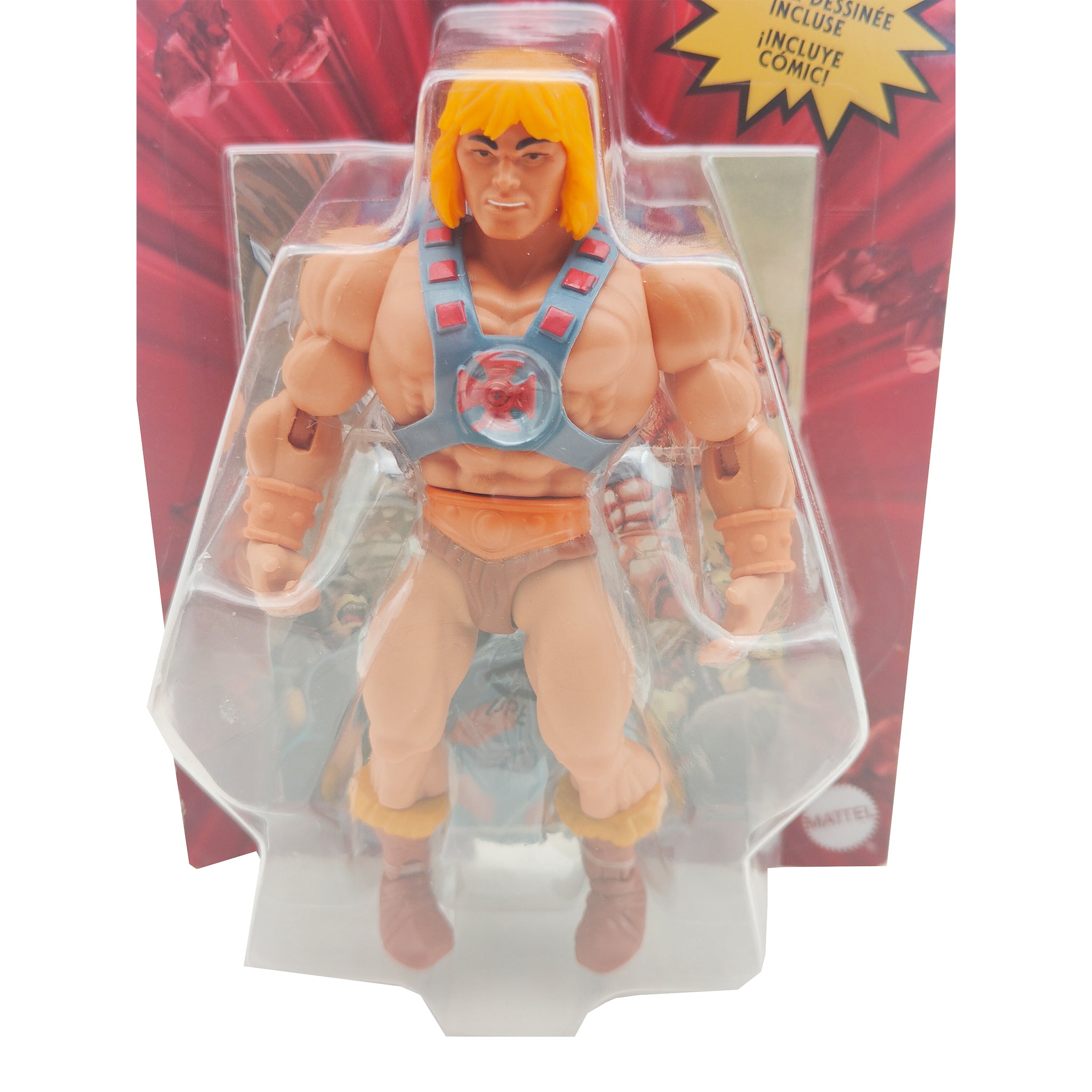 Mattel Masters of the Universe Origins He-Man Action Figure 2020 14 cm GNN85 – Masters of the Universe, Mattel, 14 cm, 2020, pre-owned collector piece, Uncanny Collectibles Dublin Ireland