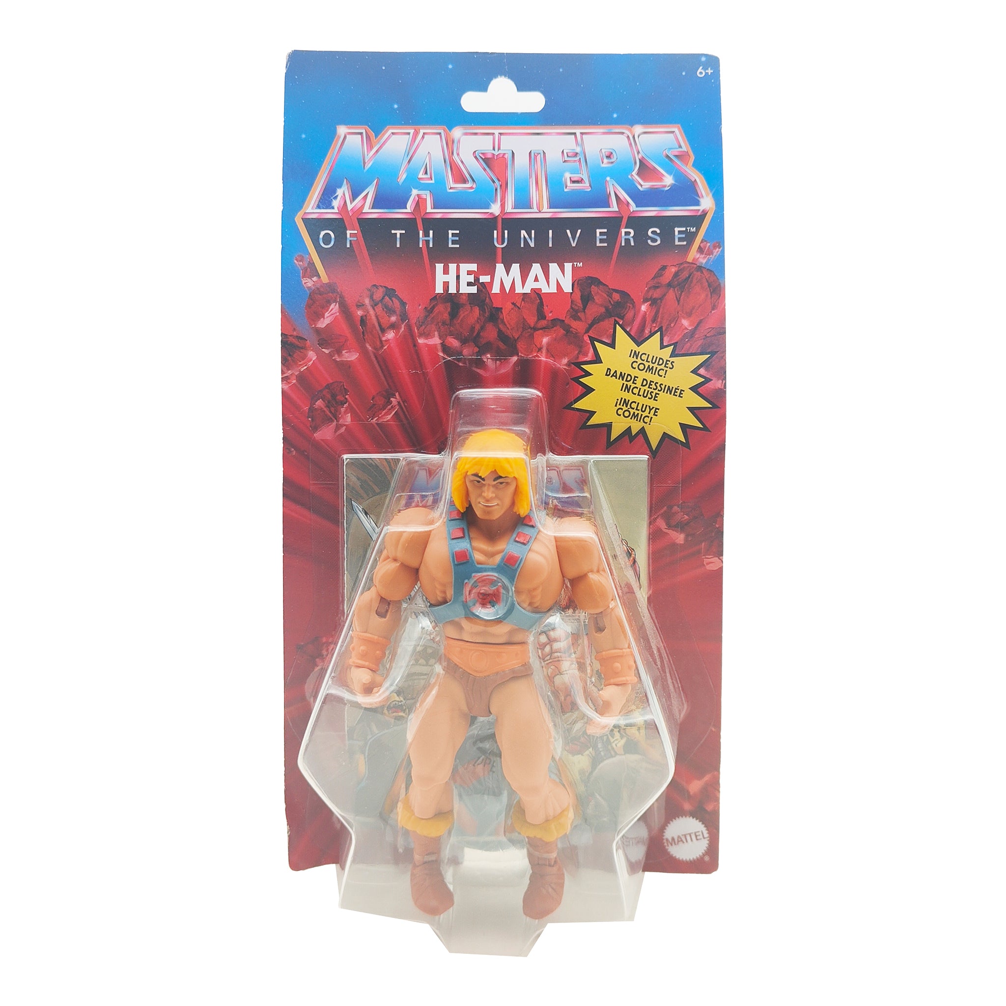 Mattel Masters of the Universe Origins He-Man Action Figure 2020 14 cm GNN85 – Masters of the Universe, Mattel, 14 cm, 2020, pre-owned collector piece, Uncanny Collectibles Dublin Ireland