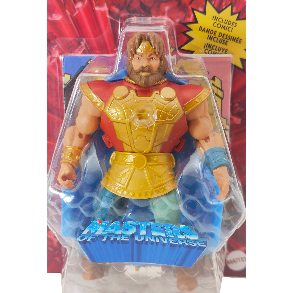 Masters of the Universe Origins King Randor Mattel Action Figure 2022 - photo 2 of 20