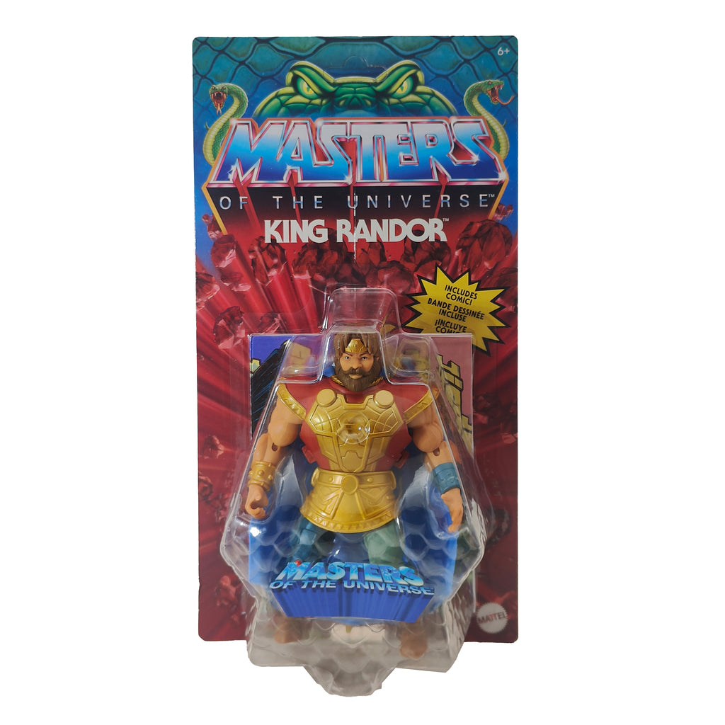 Masters of the Universe Origins King Randor Mattel Action Figure 2022, 14cm, pre-owned