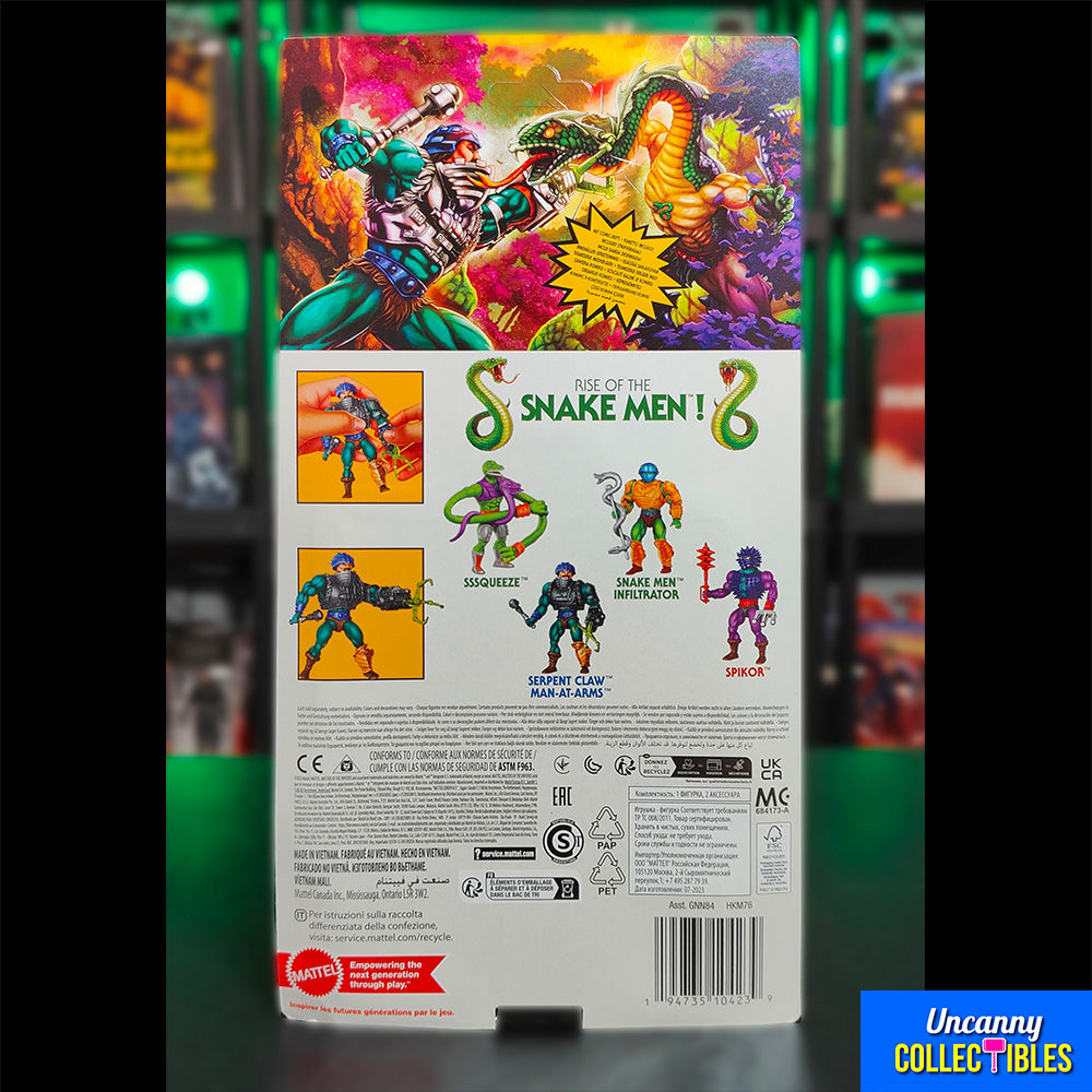 Masters Of The Universe Origins Serpent Claw Man At Arms Mattel Action Figure 14 cm – Masters of the Universe, Mattel, 14 cm, 2020, brand new collector item, Uncanny Collectibles Dublin Ireland