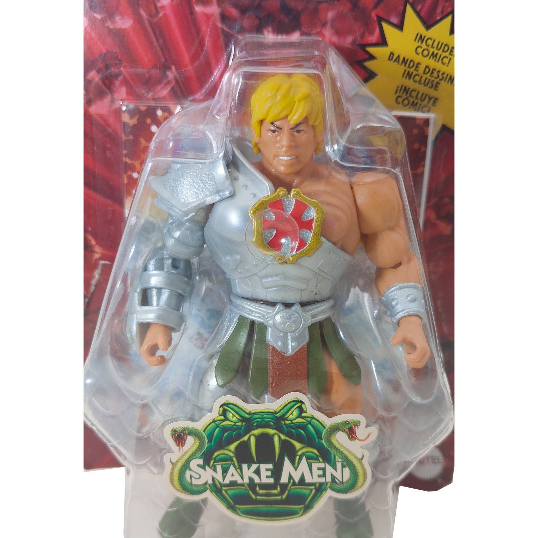 Mattel Masters of the Universe Origins Snake Armor He-Man Action Figure 2020 14 cm HKM64 – Masters of the Universe, Mattel, 14 cm, 2020, pre-owned collector piece, Uncanny Collectibles Dublin Ireland