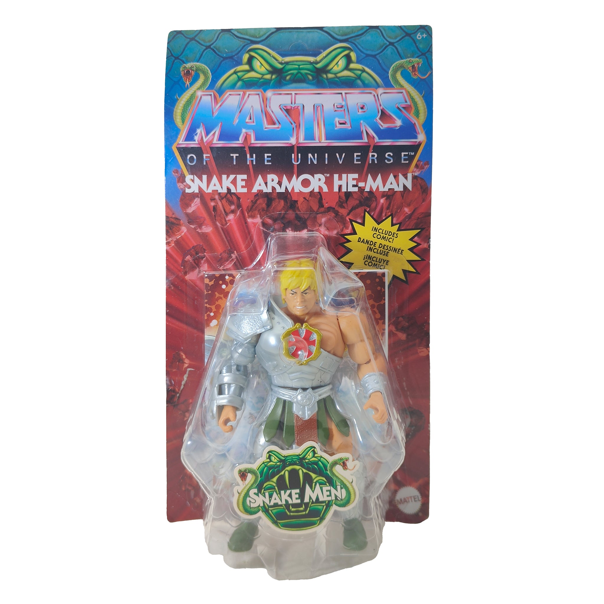Mattel Masters of the Universe Origins Snake Armor He-Man Action Figure 2020 14 cm HKM64 – Masters of the Universe, Mattel, 14 cm, 2020, pre-owned collector piece, Uncanny Collectibles Dublin Ireland