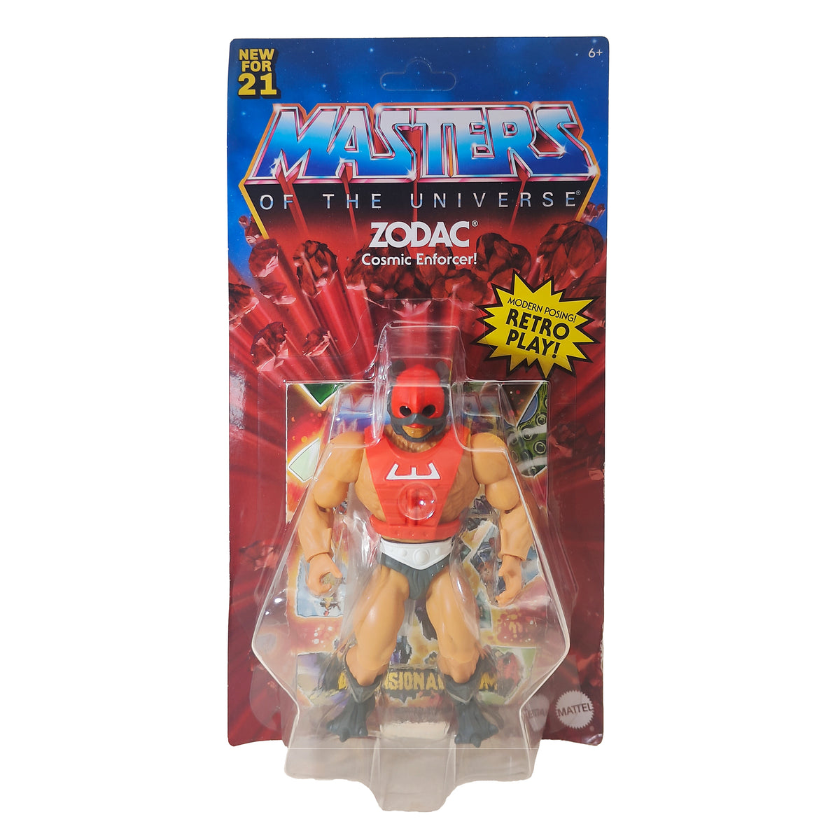 Masters of the Universe Origins Zodac Mattel Action Figure 2020, 14cm, pre-owned