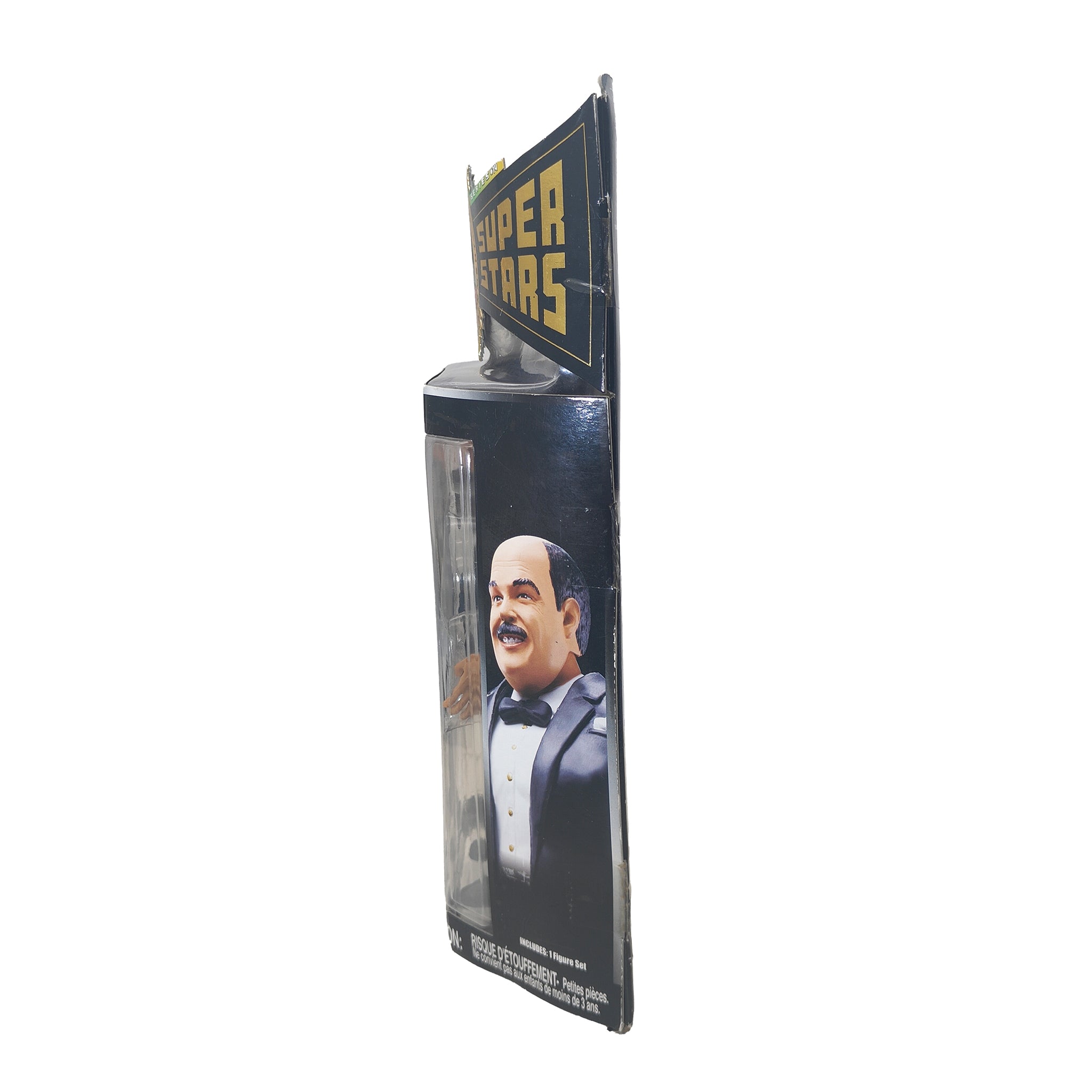Mean Gene Okerlund WWE Classic Superstars Series 14 Jakks Pacific Action Figure 2007 18cm – WWE, JAKKS Pacific, 18 cm, 2007, pre-owned collector piece, Uncanny Collectibles Dublin Ireland