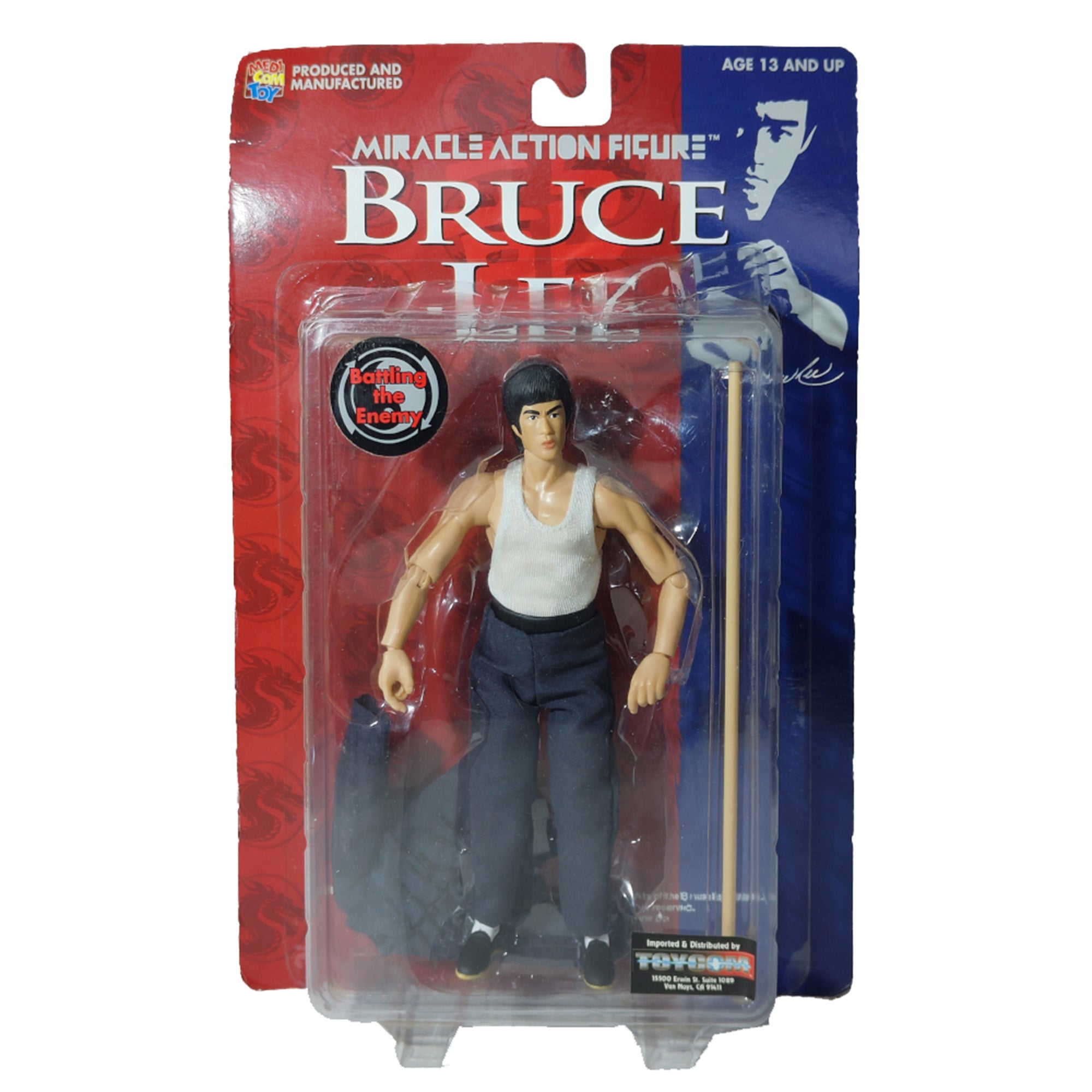 Medicom Bruce Lee Battling The Enemy Master Miracle Action Figure MAF-012 18 cm – Movie Icons & Heroes, Medicom, 18 cm, 1999, pre-owned collector piece, Uncanny Collectibles Dublin Ireland