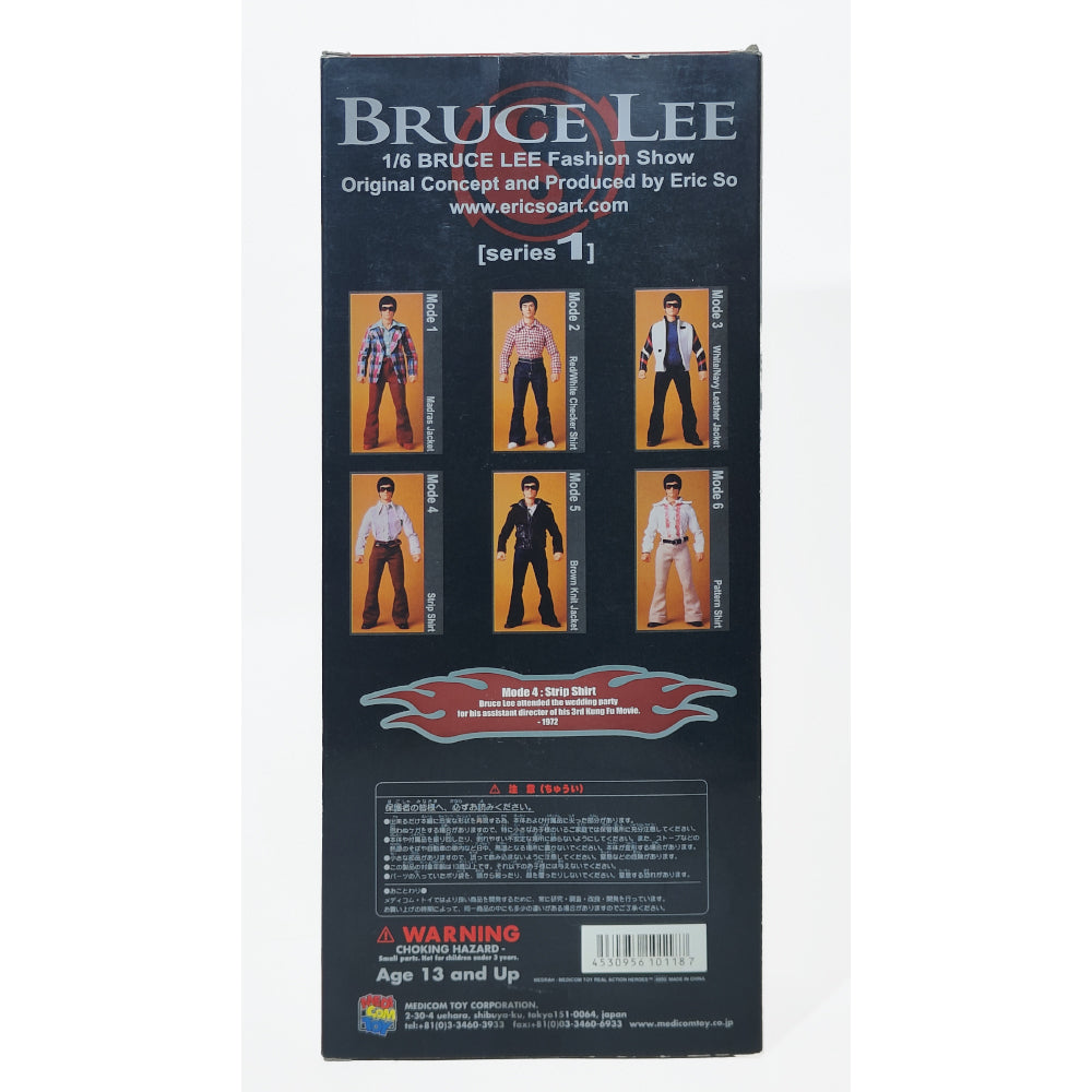 Medicom Bruce Lee Fashion Show Mode 4 Series 1 12-Inch Action Figure – Movie Icons & Heroes, Medicom, 30 cm, 1999, pre-owned collector piece, Uncanny Collectibles Dublin Ireland
