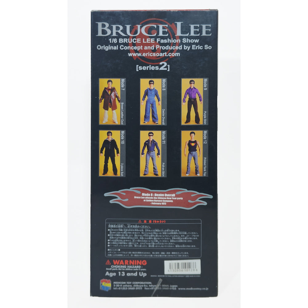 Medicom Bruce Lee Fashion Show Mode 8 Series 2 12-Inch Action Figure – Movie Icons & Heroes, Medicom, 30 cm, 1999, pre-owned collector piece, Uncanny Collectibles Dublin Ireland