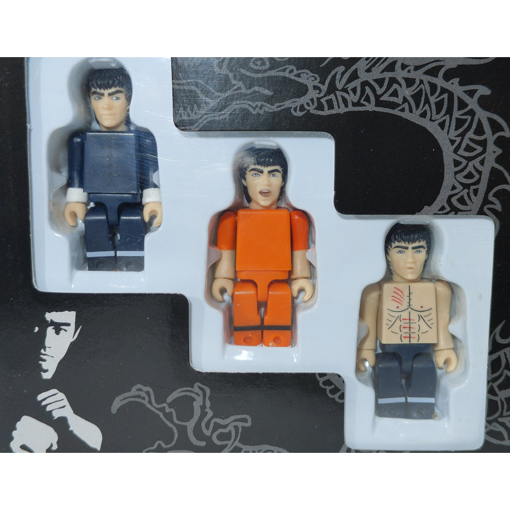 Medicom Bruce Lee Kubrick Mini Figure 3 Pack 1999 6cm