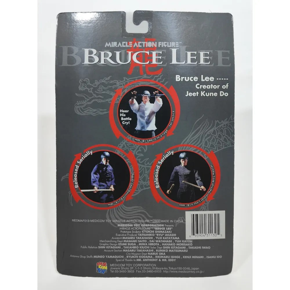 Medicom Bruce Lee Rage For Justice Master 18 cm Miracle Action Figure MAF-013 – Movie Icons & Heroes, Medicom, 18 cm, 1999, pre-owned collector piece, Uncanny Collectibles Dublin Ireland