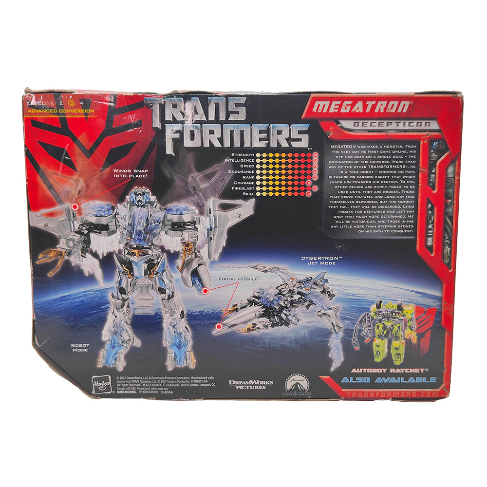 Buy Megatron Transformers Movie Voyager Class Automorph Technology Action Figure Hasbro 2007 collectible online at Uncanny Collectibles