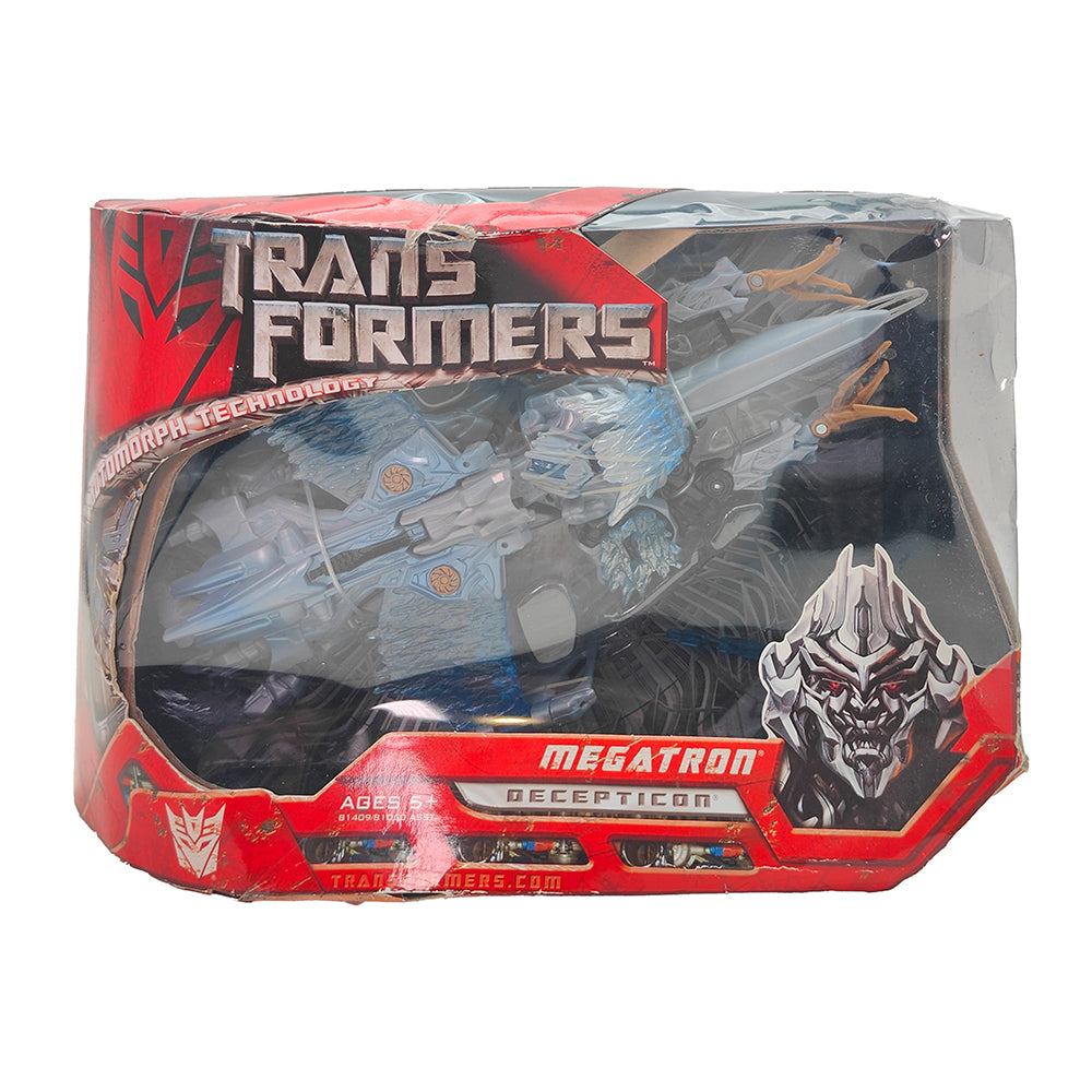 Buy Megatron Transformers Movie Voyager Class Automorph Technology Action Figure Hasbro 2007 collectible online at Uncanny Collectibles