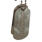 Metal Gear Solid Konami Promo Dog Tags Necklace 1999