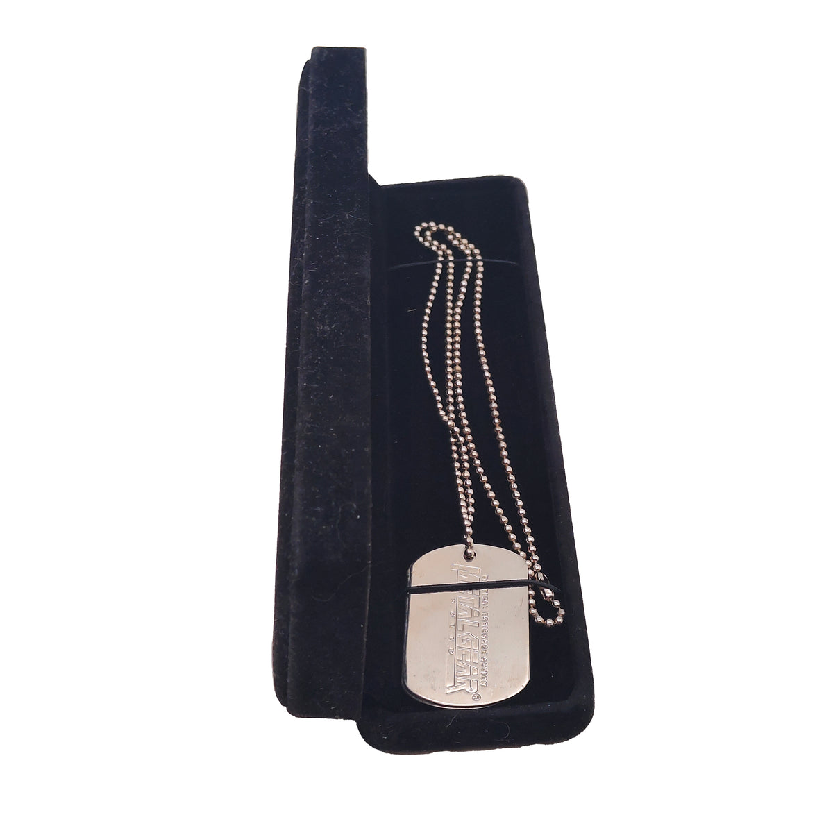 Metal Gear Solid Konami Promo Dog Tags Necklace 1999