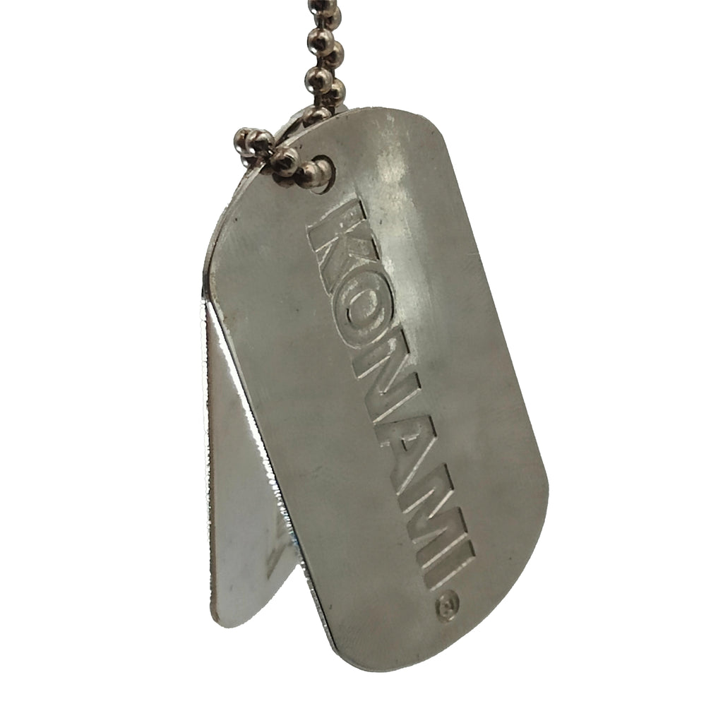 Metal Gear Solid Konami Promo Dog Tags Necklace 1999