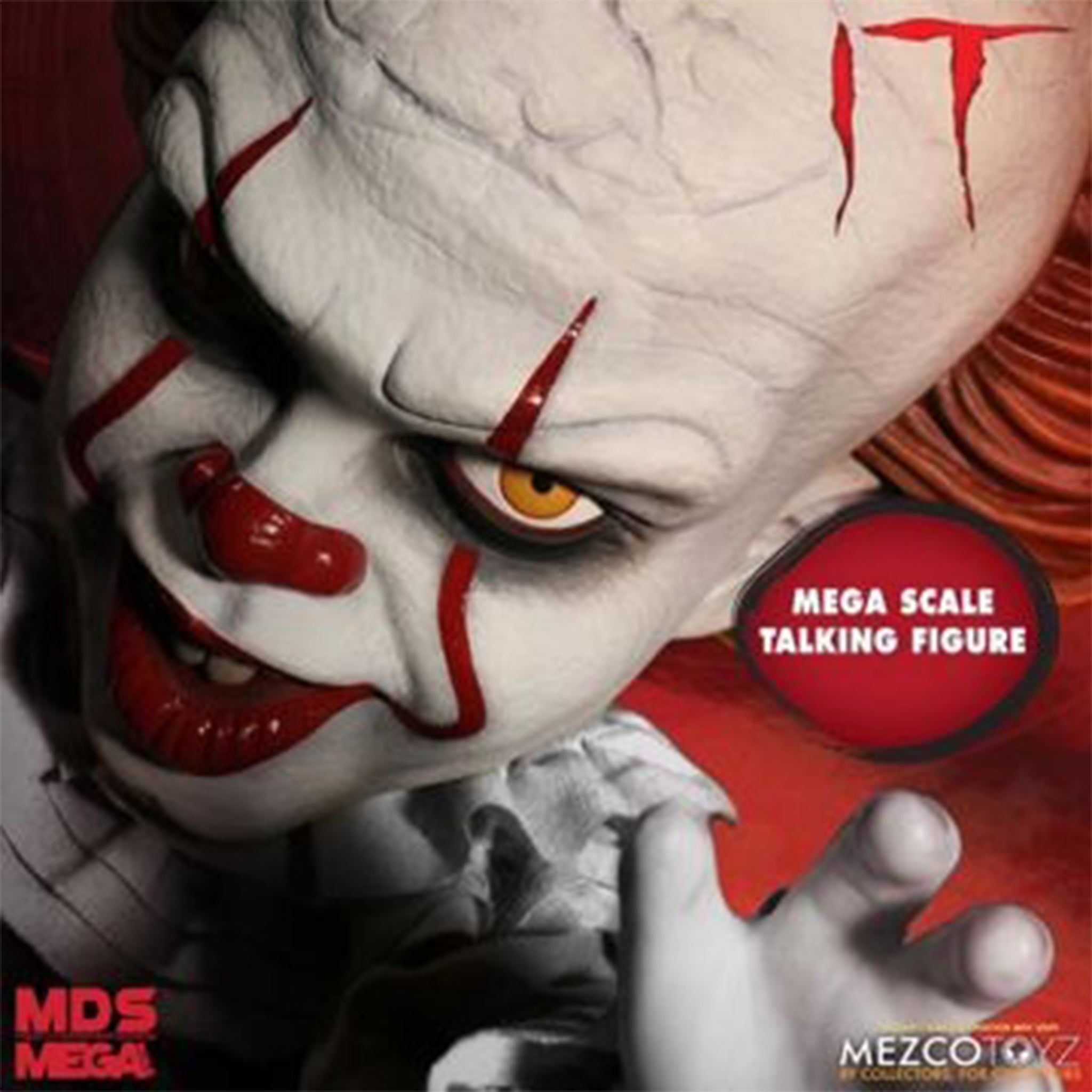 Mezco Toyz IT 2017 Pennywise MDS Mega Scale 15 Inch Talking Figure – photo 2 of 6