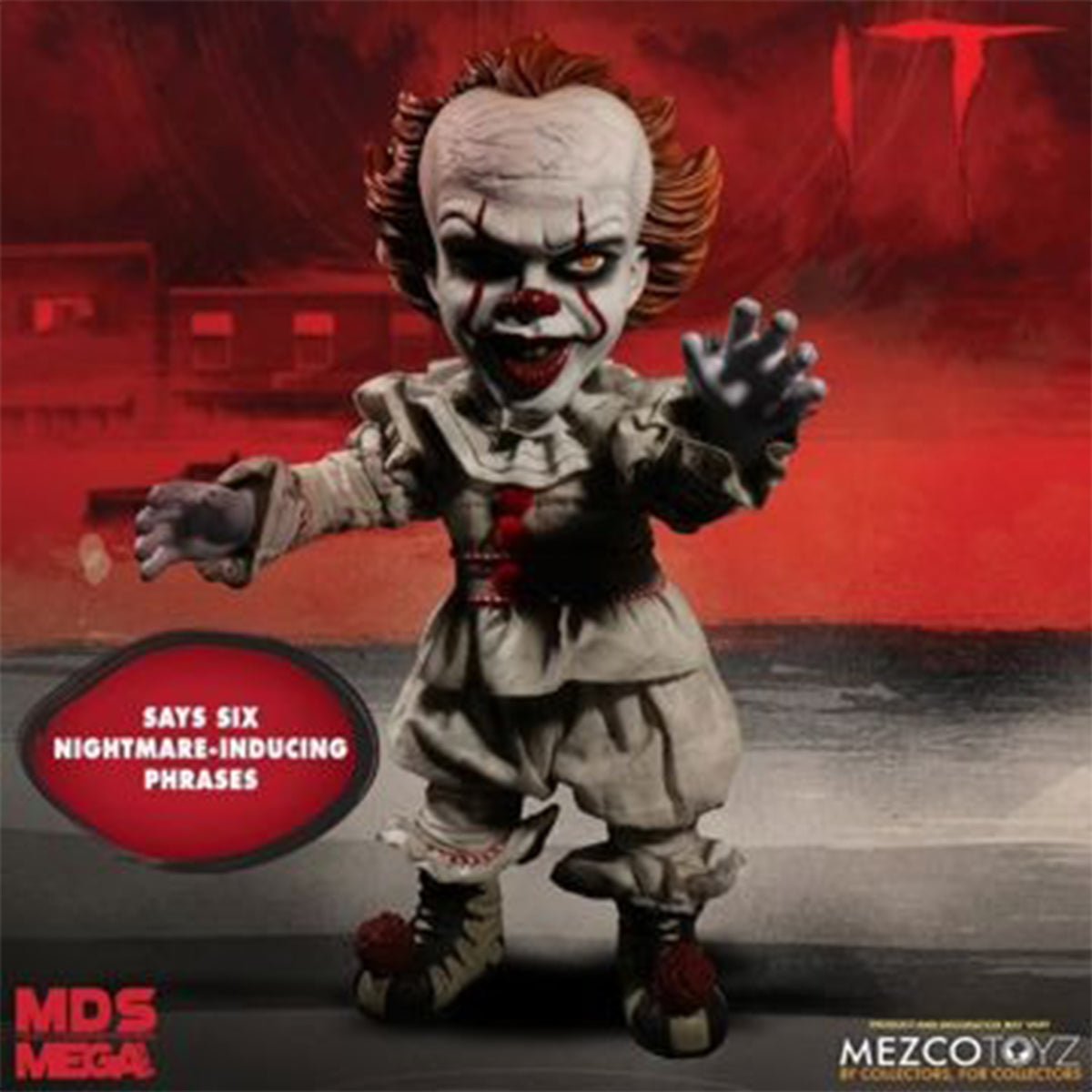 Mezco Toyz IT 2017 Pennywise MDS Mega Scale 15 Inch Talking Figure – photo 6 of 6