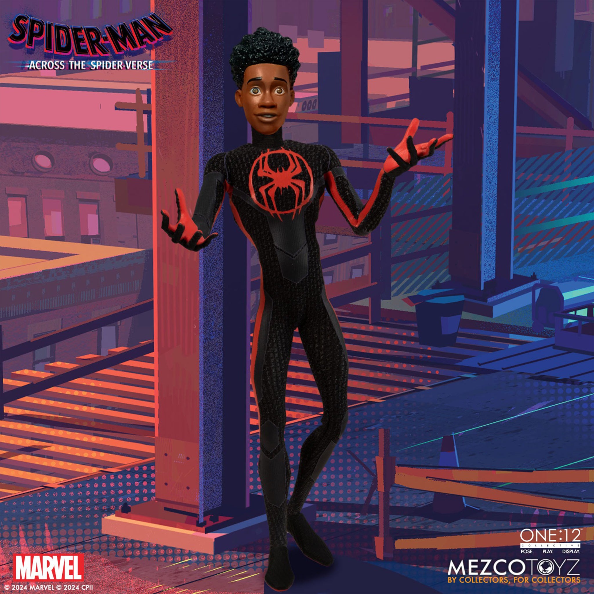 Spider-Man Miles Morales Mezco Toyz One:12 Collective Action Figure – photo 9 of 16