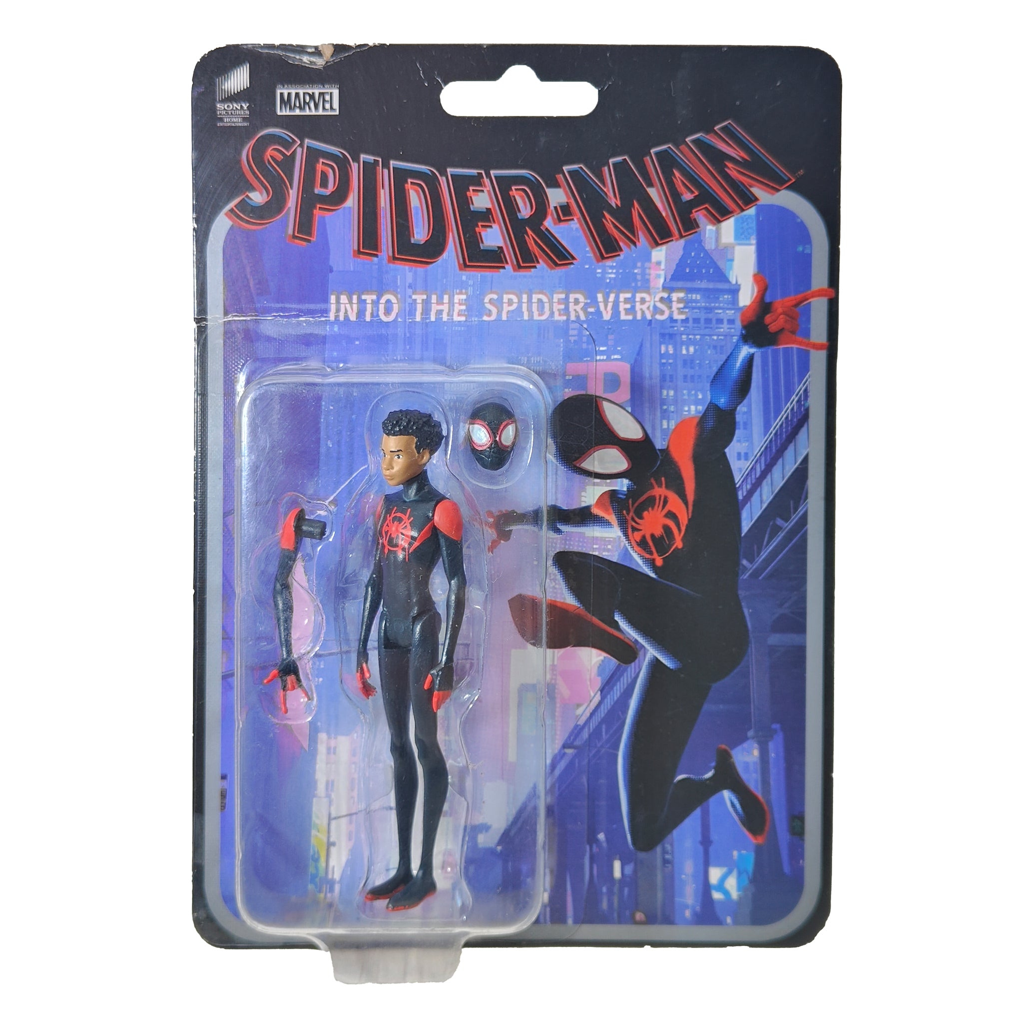 Miles Morales Spider-Man Into the Spider-Verse Hasbro Walmart Exclusive Action Figure 9.5 cm – Spider-Man, Hasbro, 9.5 cm, 2019, pre-owned collector piece, Uncanny Collectibles Dublin Ireland
