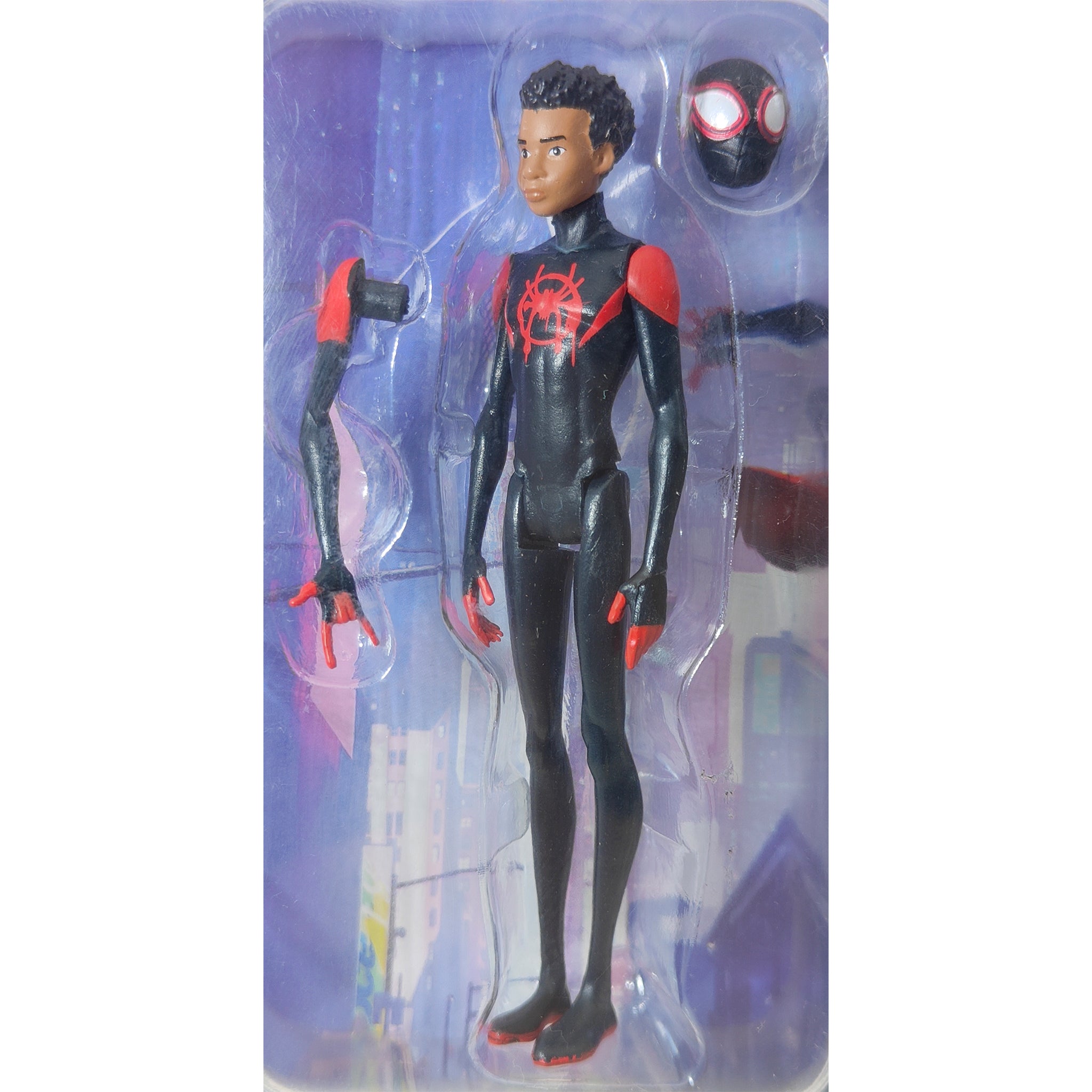Miles Morales Spider-Man Into the Spider-Verse Hasbro Walmart Exclusive Action Figure 9.5 cm – Spider-Man, Hasbro, 9.5 cm, 2019, pre-owned collector piece, Uncanny Collectibles Dublin Ireland