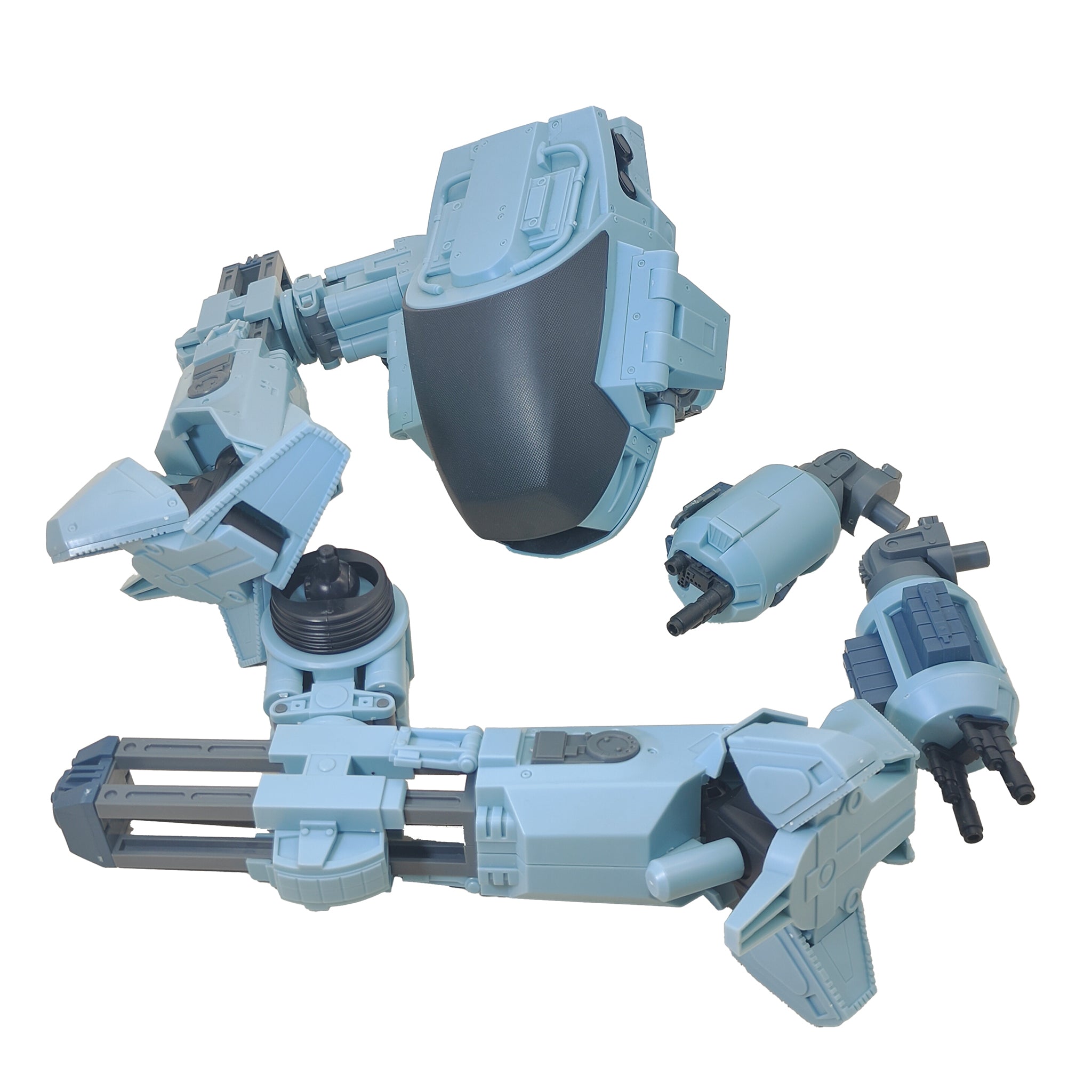 Moderoid Robocop and ED-209  Good Smile Company Plastic Model Kit Figure Assembled